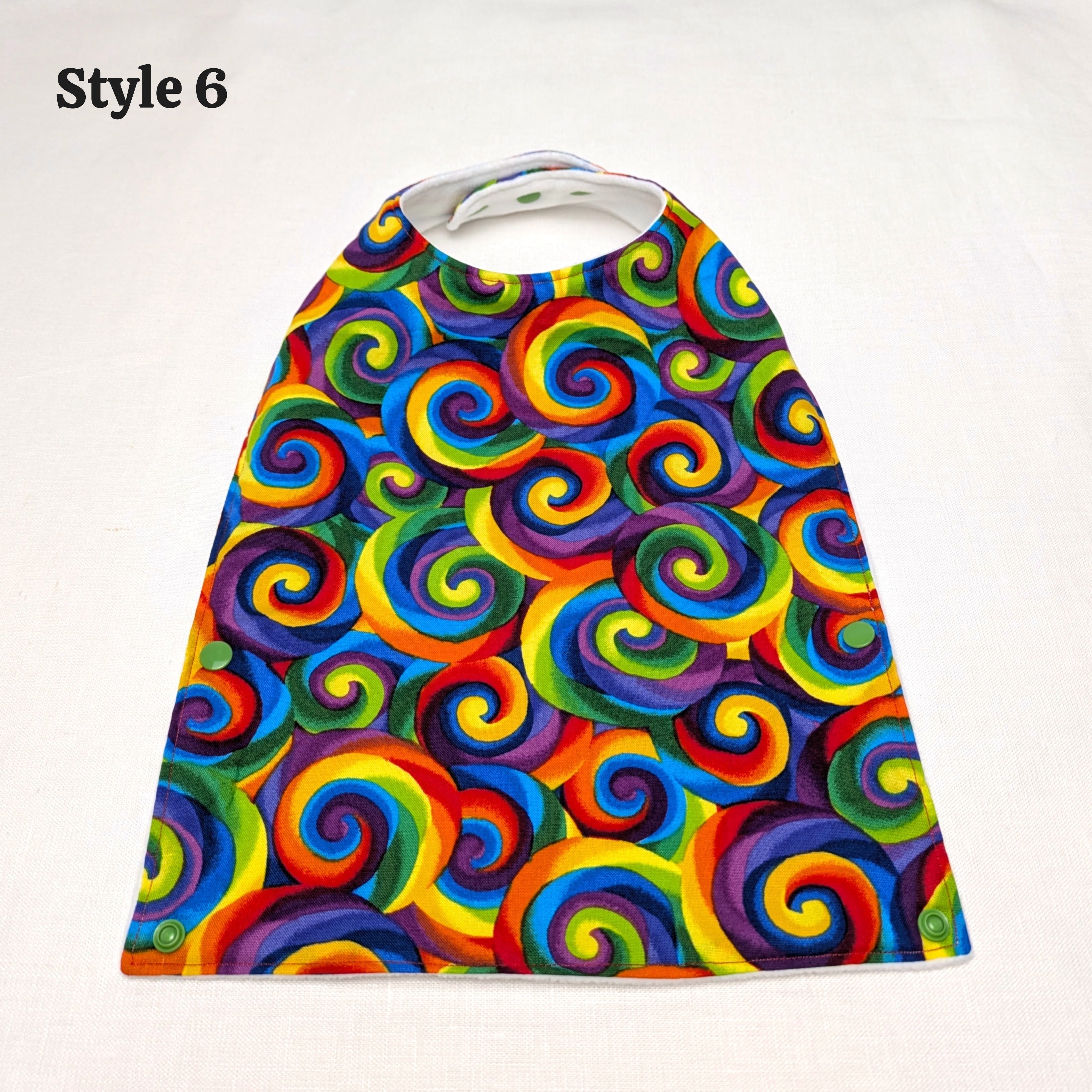 Handmade Foodie Bibs | Food Catching Design | sized 0-12y