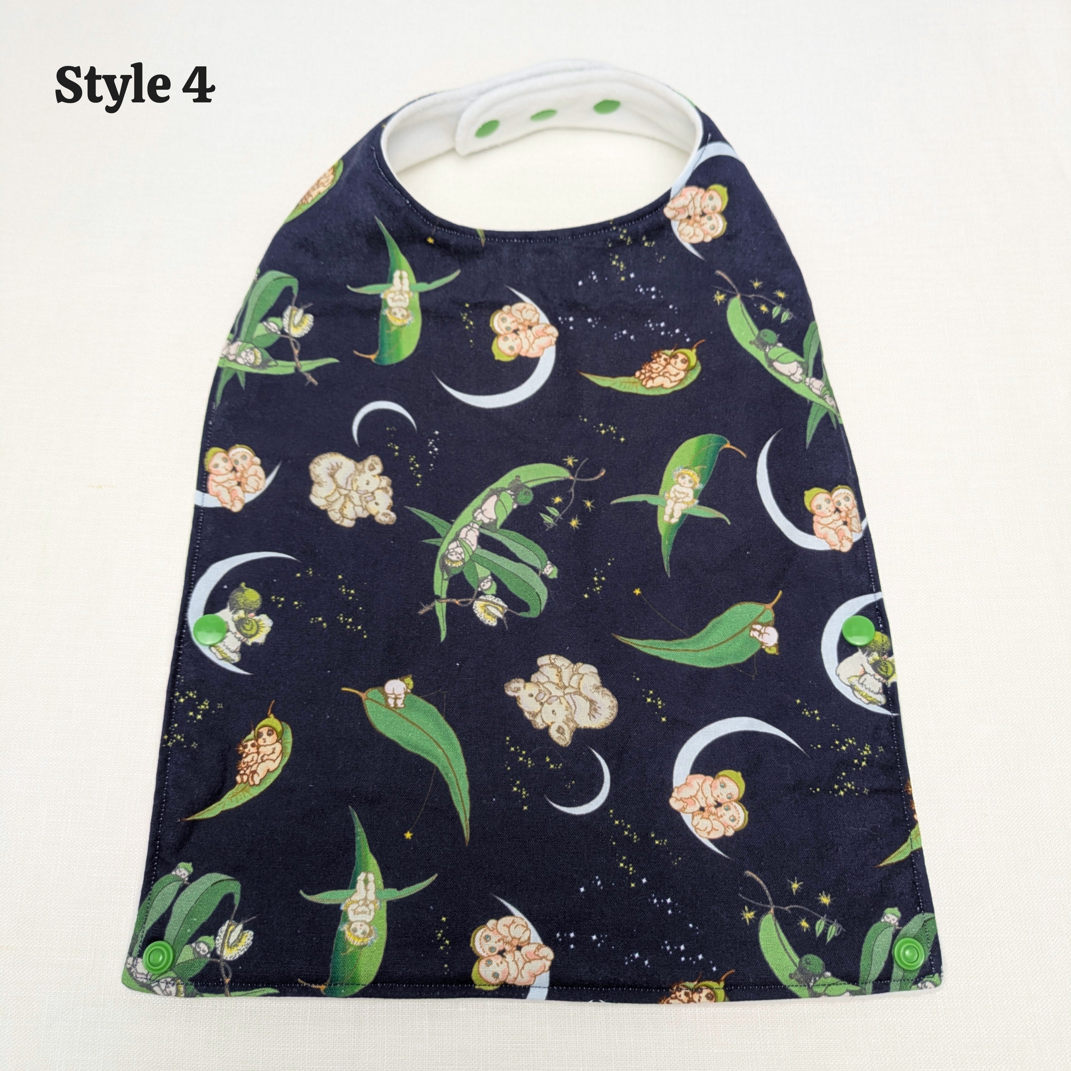 Handmade Foodie Bibs | Food Catching Design | sized 0-12y