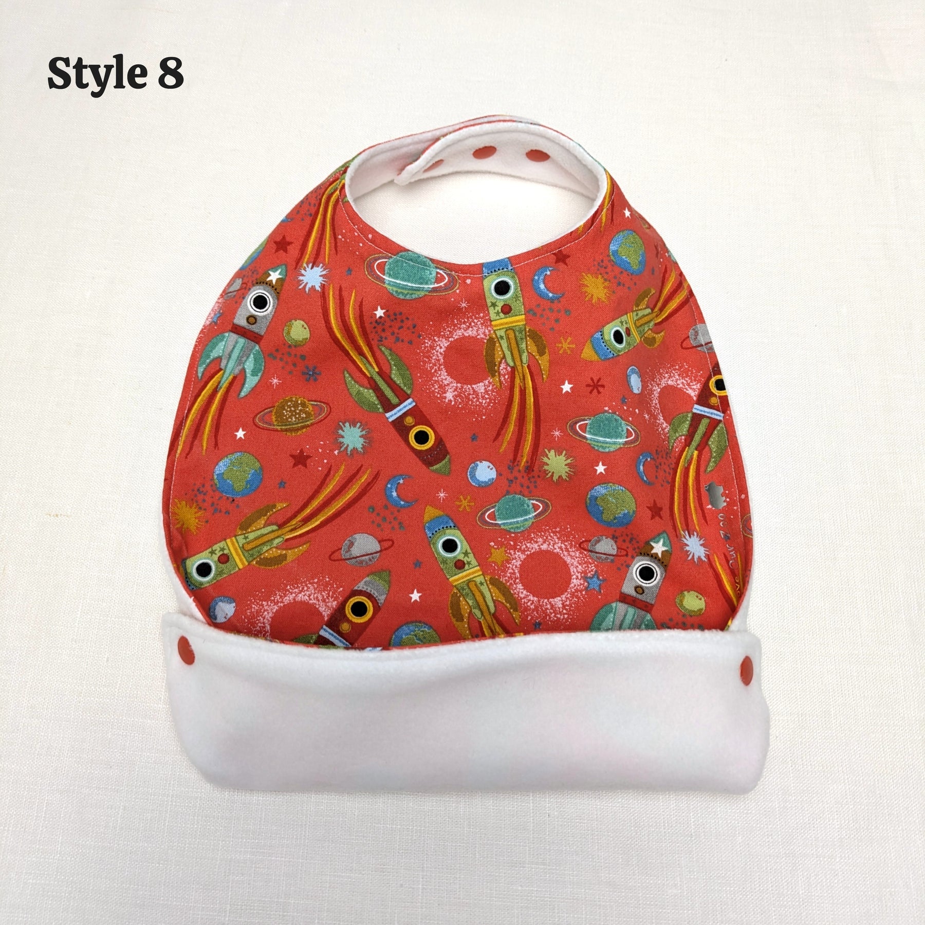 Handmade Foodie Bibs | Food Catching Design | sized 0-12y