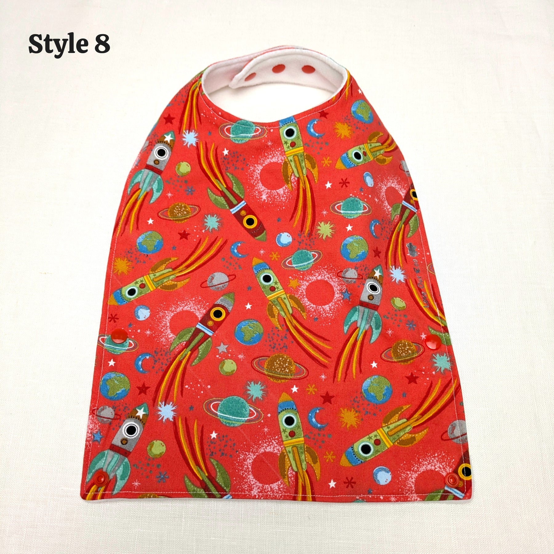 Handmade Foodie Bibs | Food Catching Design | sized 0-12y