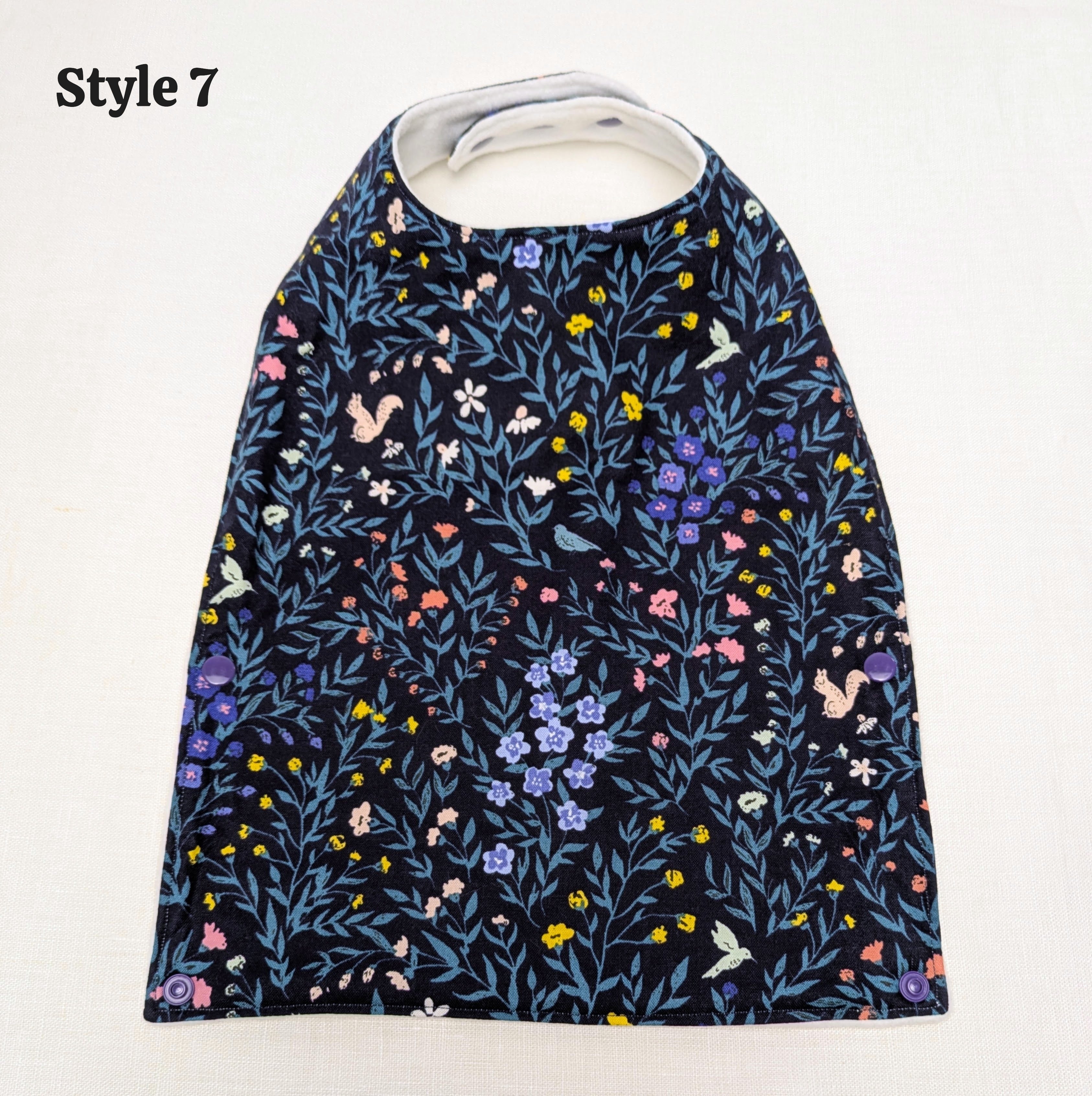 Handmade Foodie Bibs | Food Catching Design | sized 0-12y