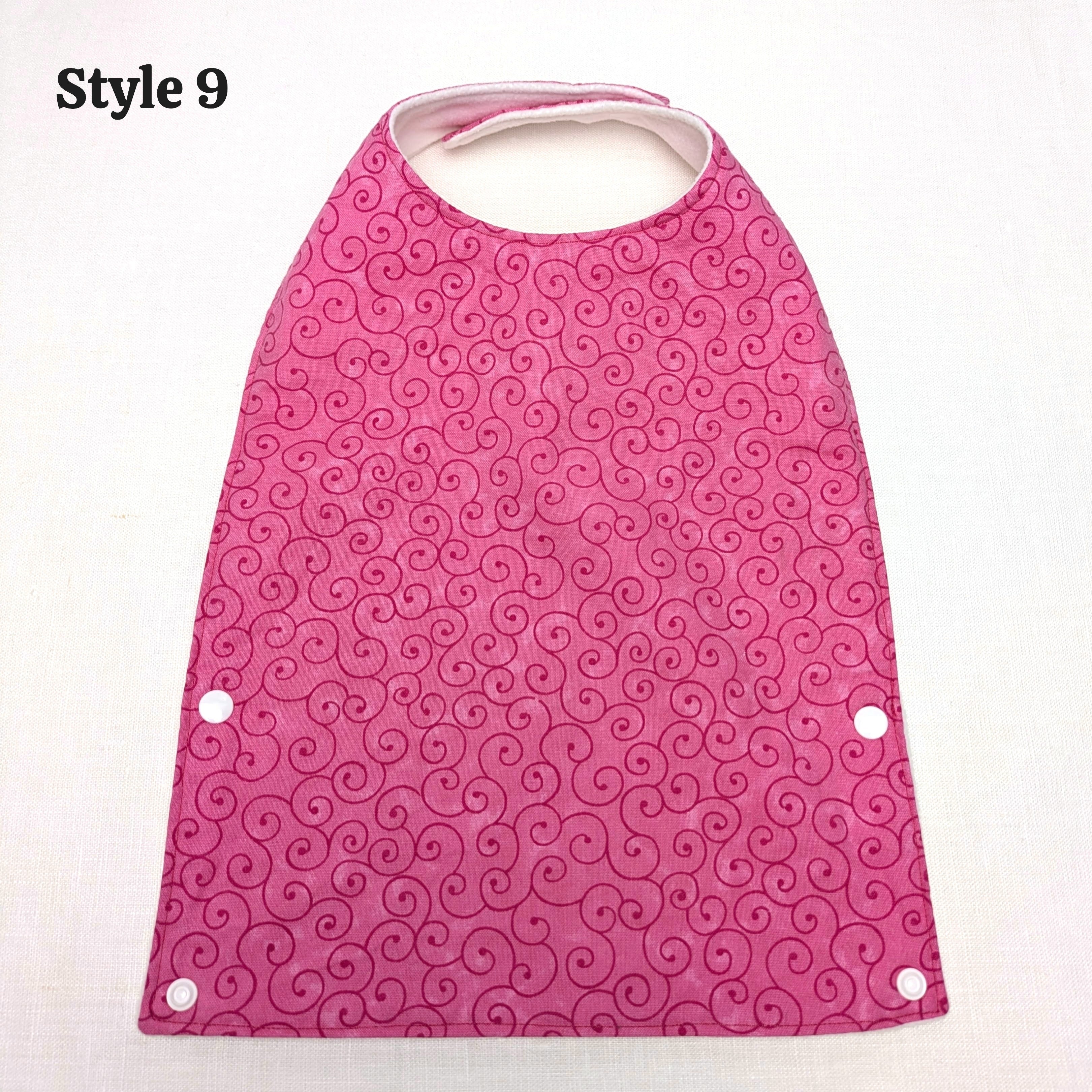 Handmade Foodie Bibs | Food Catching Design | sized 0-12y