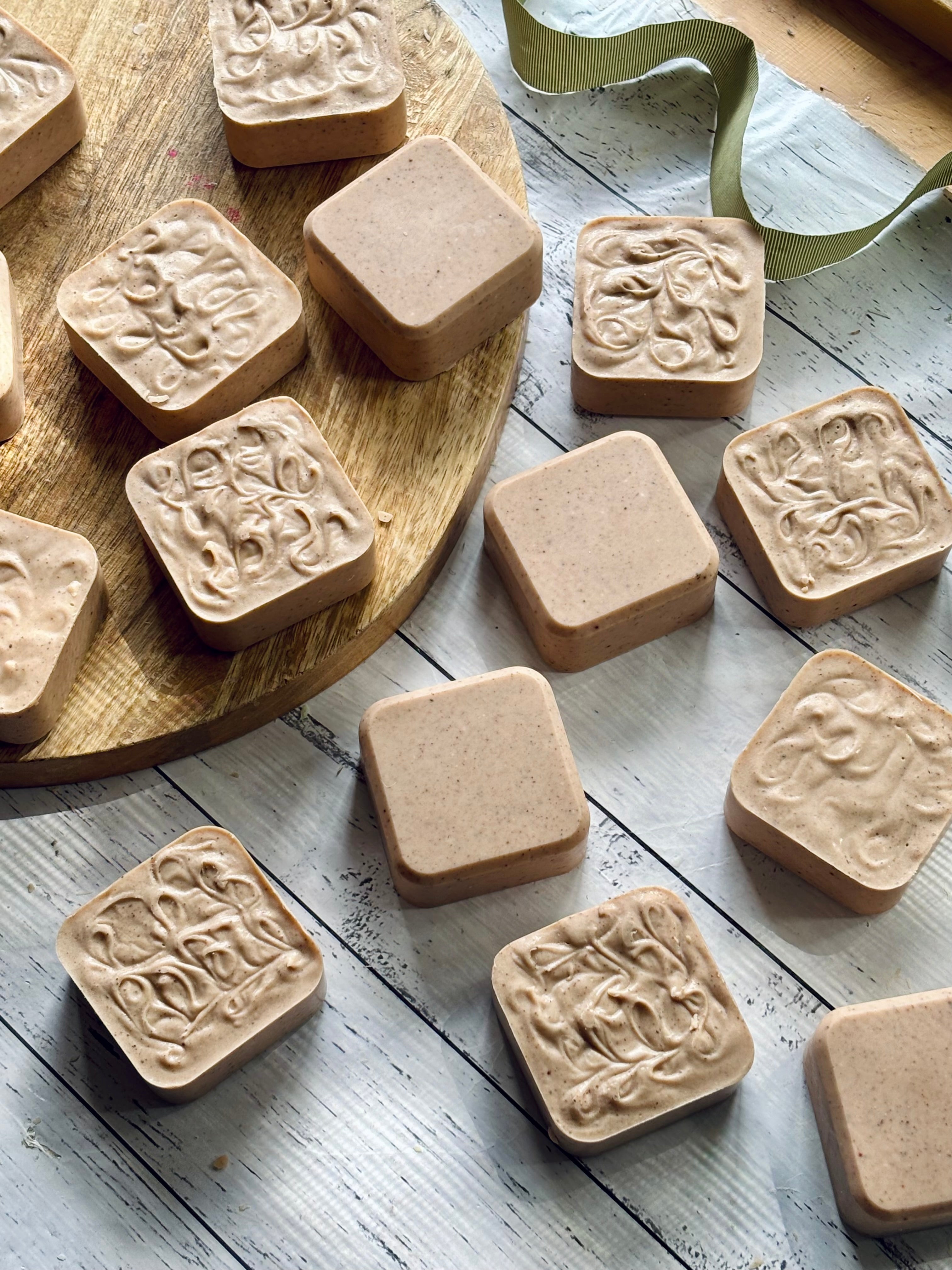 Red Clay Heel Scrub Bar | Natural Handcrafted Soap