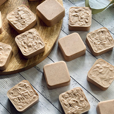 Red Clay Heel Scrub Bar | Natural Handcrafted Soap