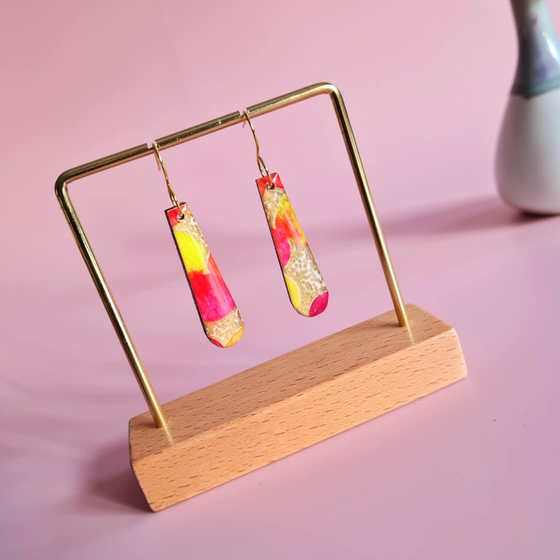 The Fiesta Collection | Resin art earrings | Part 1 | Large dangles