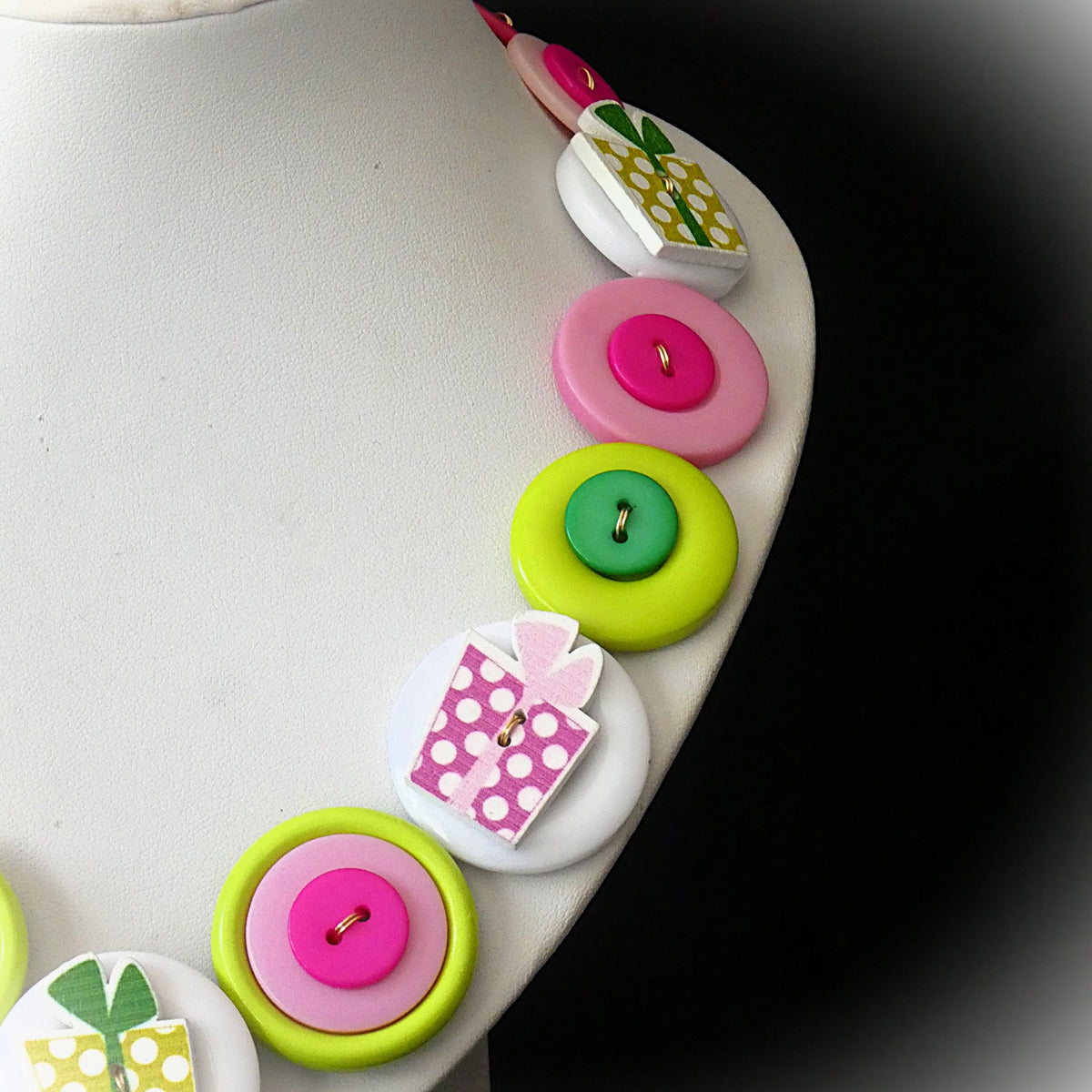 Birthday or Christmas necklace - Lets Celebrate!