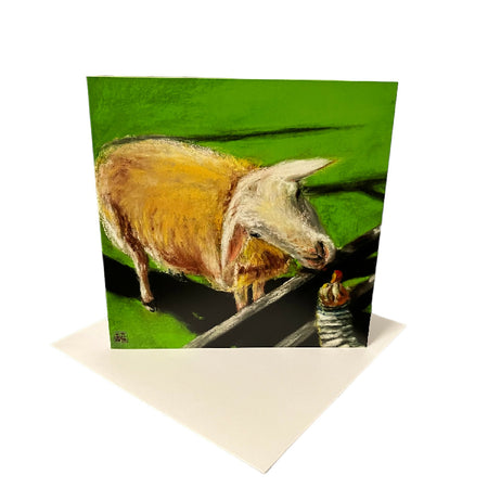 Original Art by Kendra- Greeting Card-Country Animal