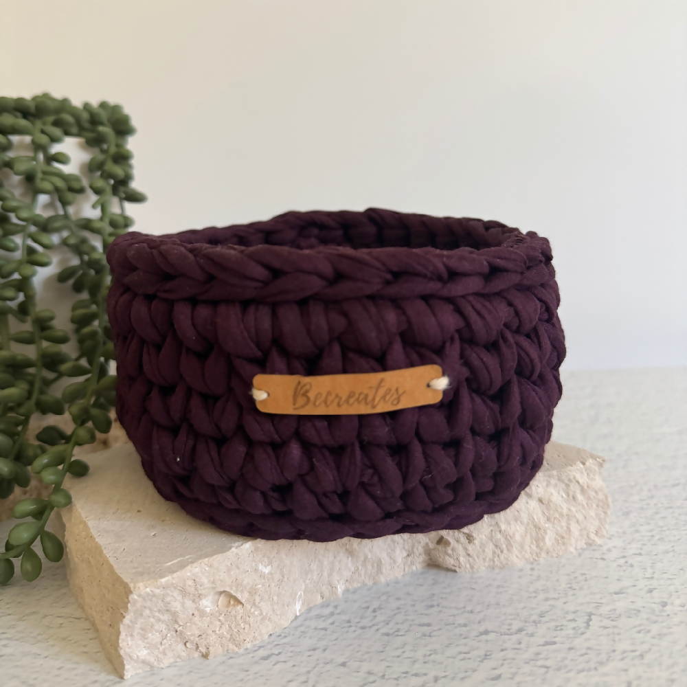 Aubergine-purple-small-handmade-basket (6)