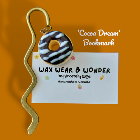 Cocoa Dream - Polymer Clay Bookmark