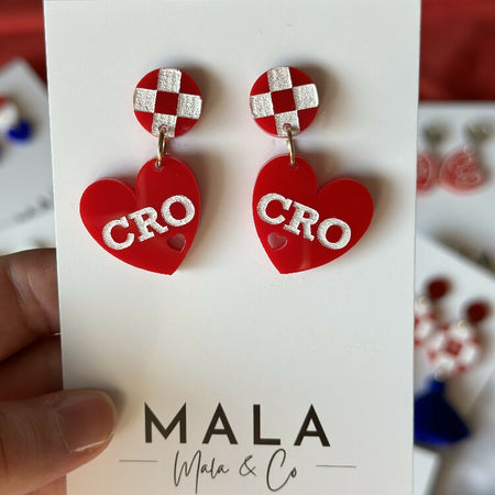 Croatian Heart Dangles