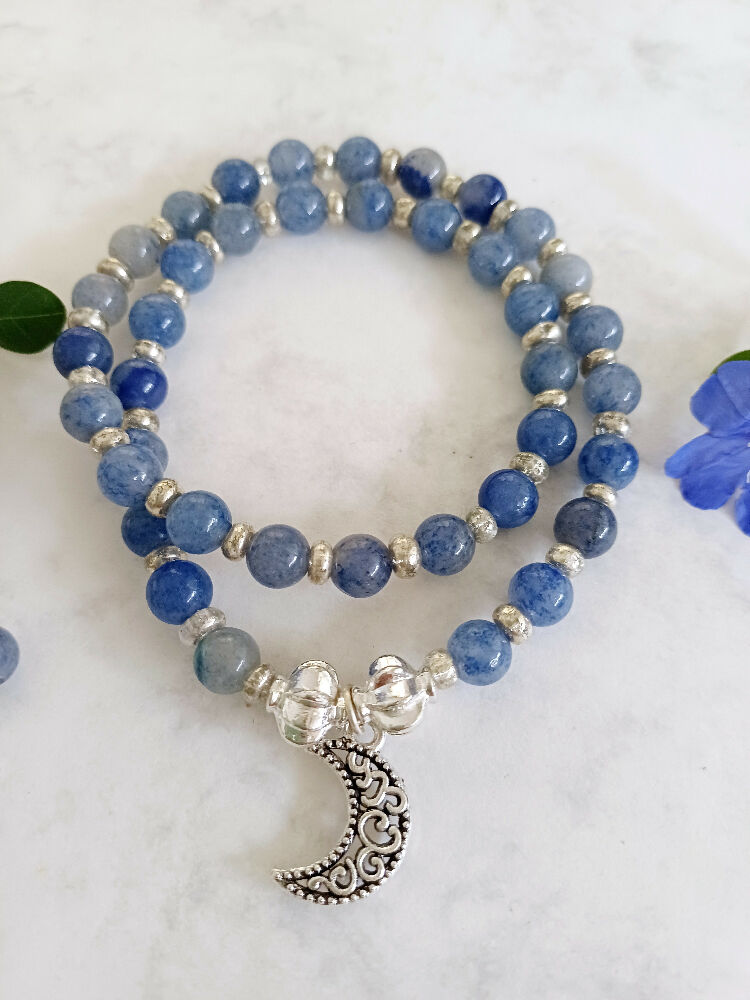 Crystal Bracelets - Blue Aventurine