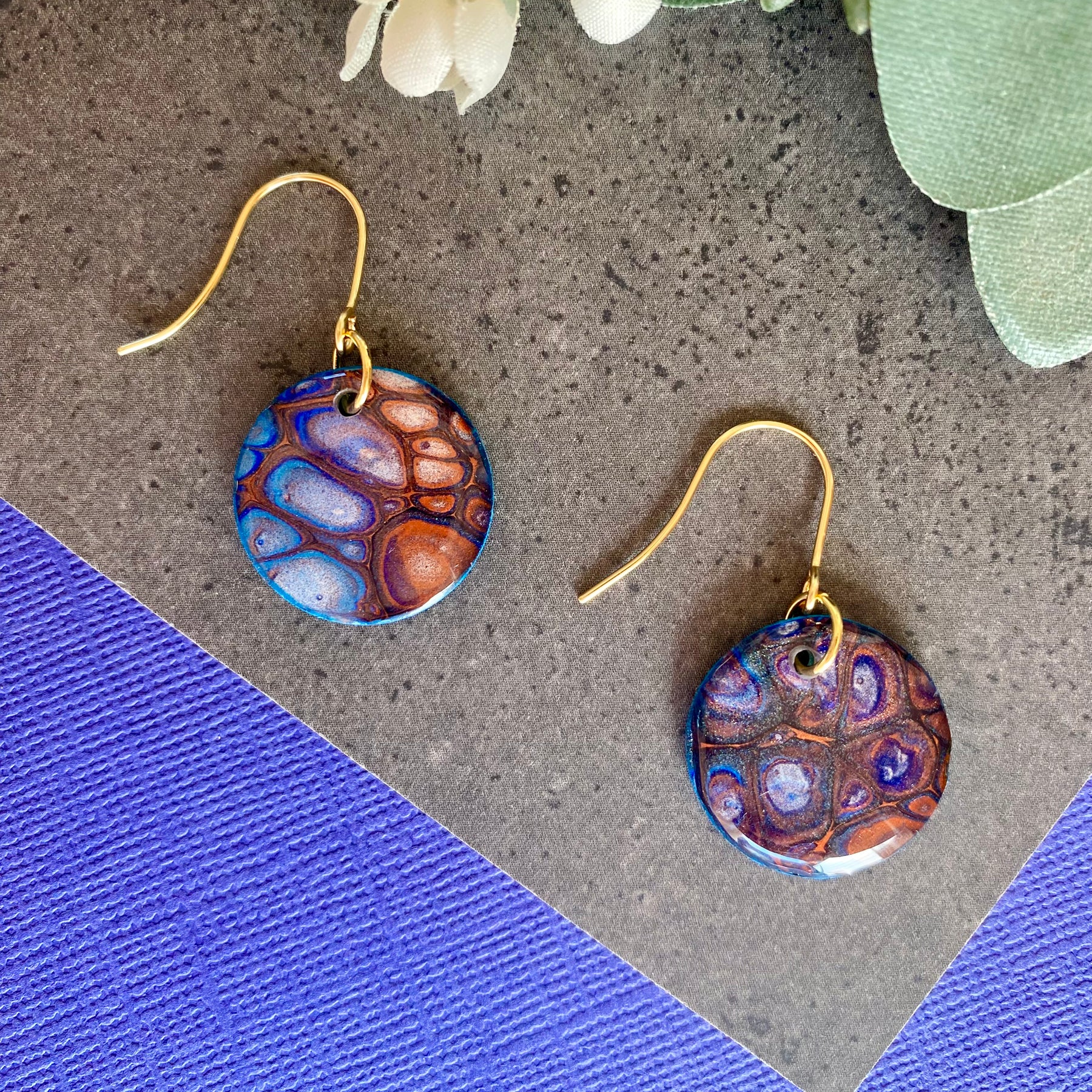 Wearable Art Unique Dangle Earrings