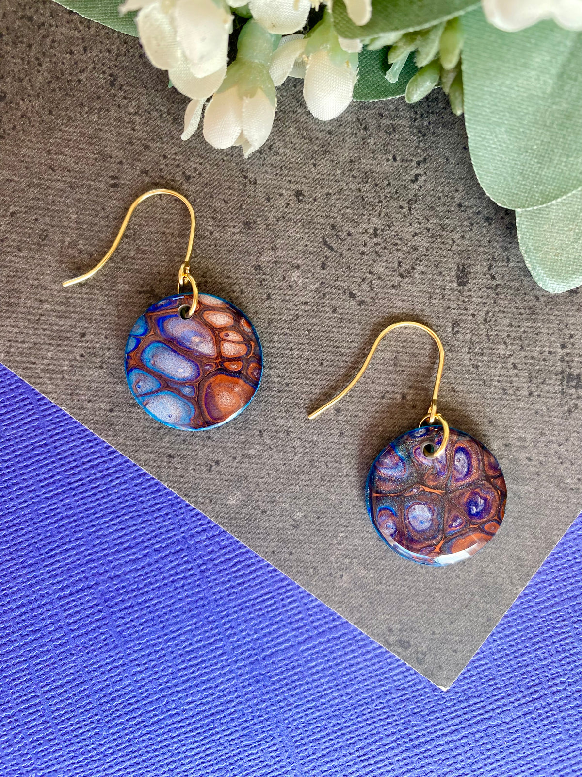 Wearable Art Unique Dangle Earrings