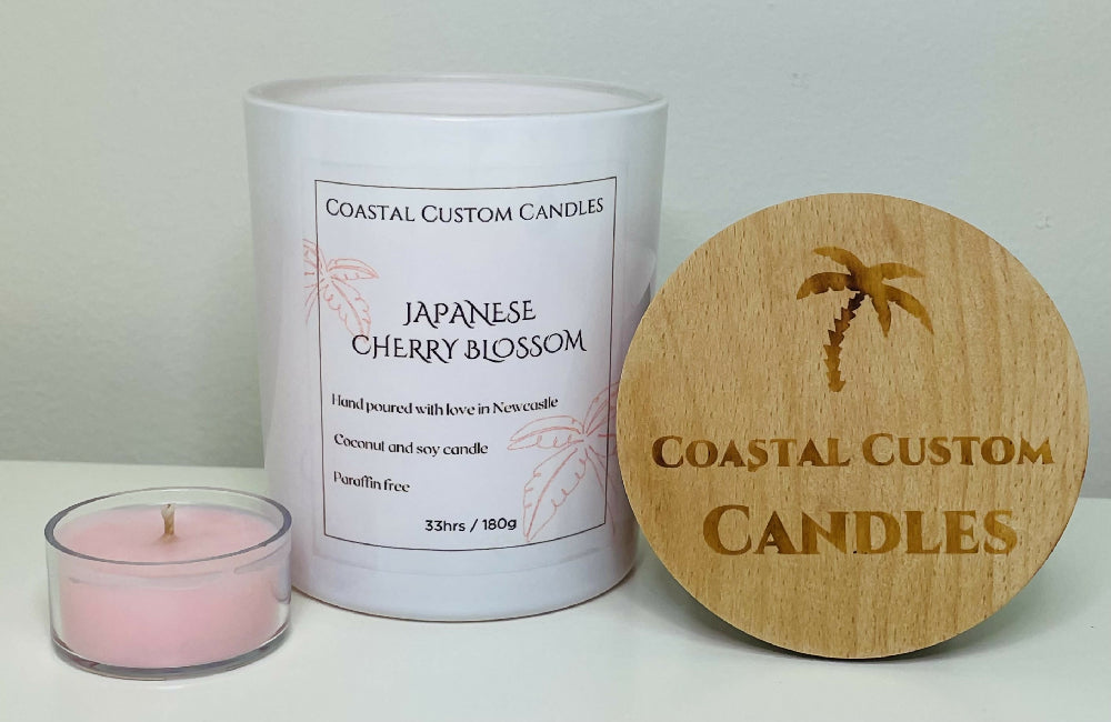 Japanese Cherry Blossom Candle