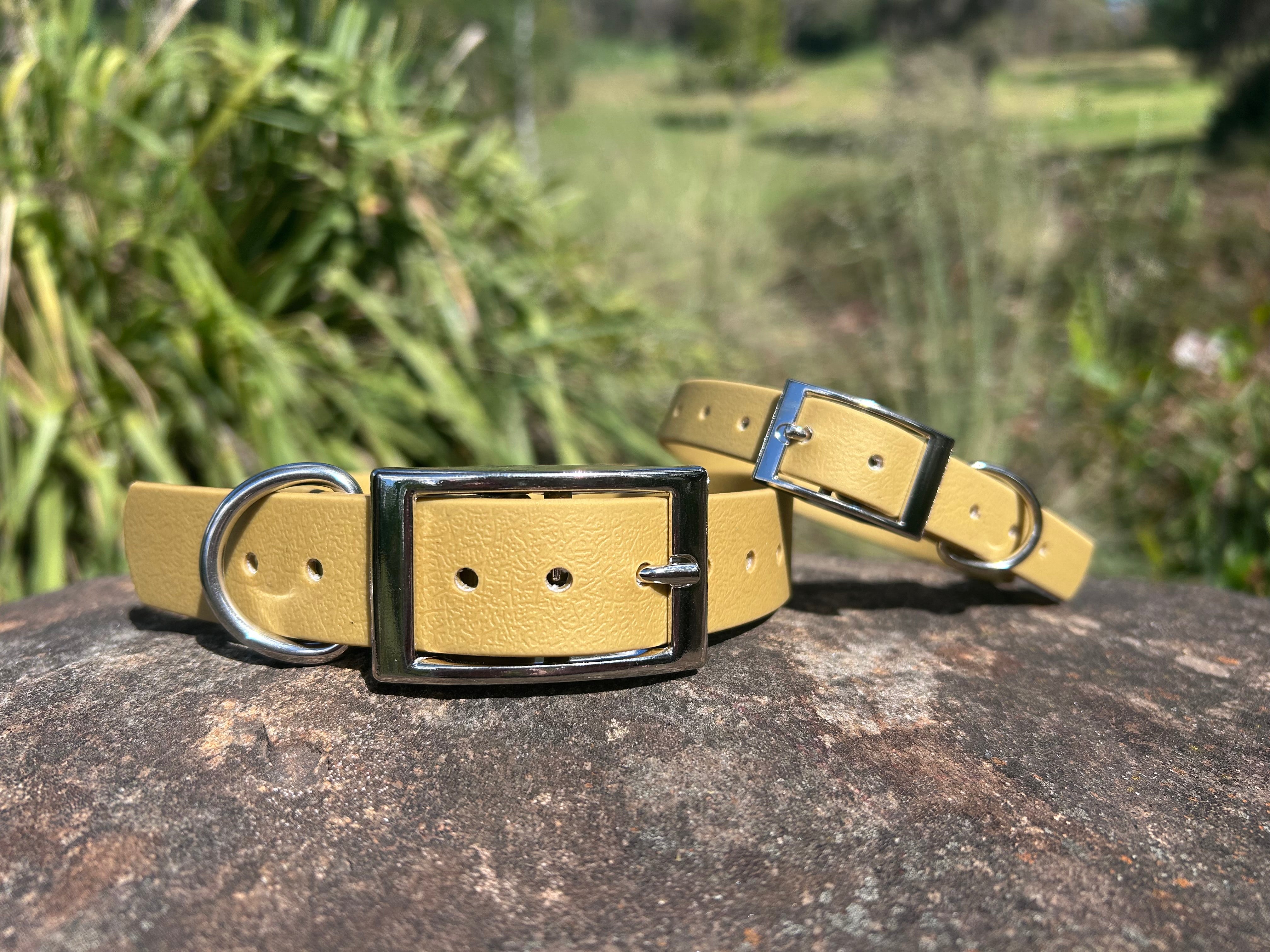 DOG PET COLLAR WATERPROOF BRIGHT STRONG