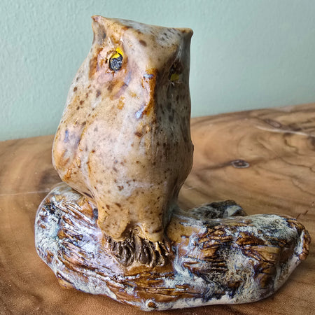 Little Owl sculpture