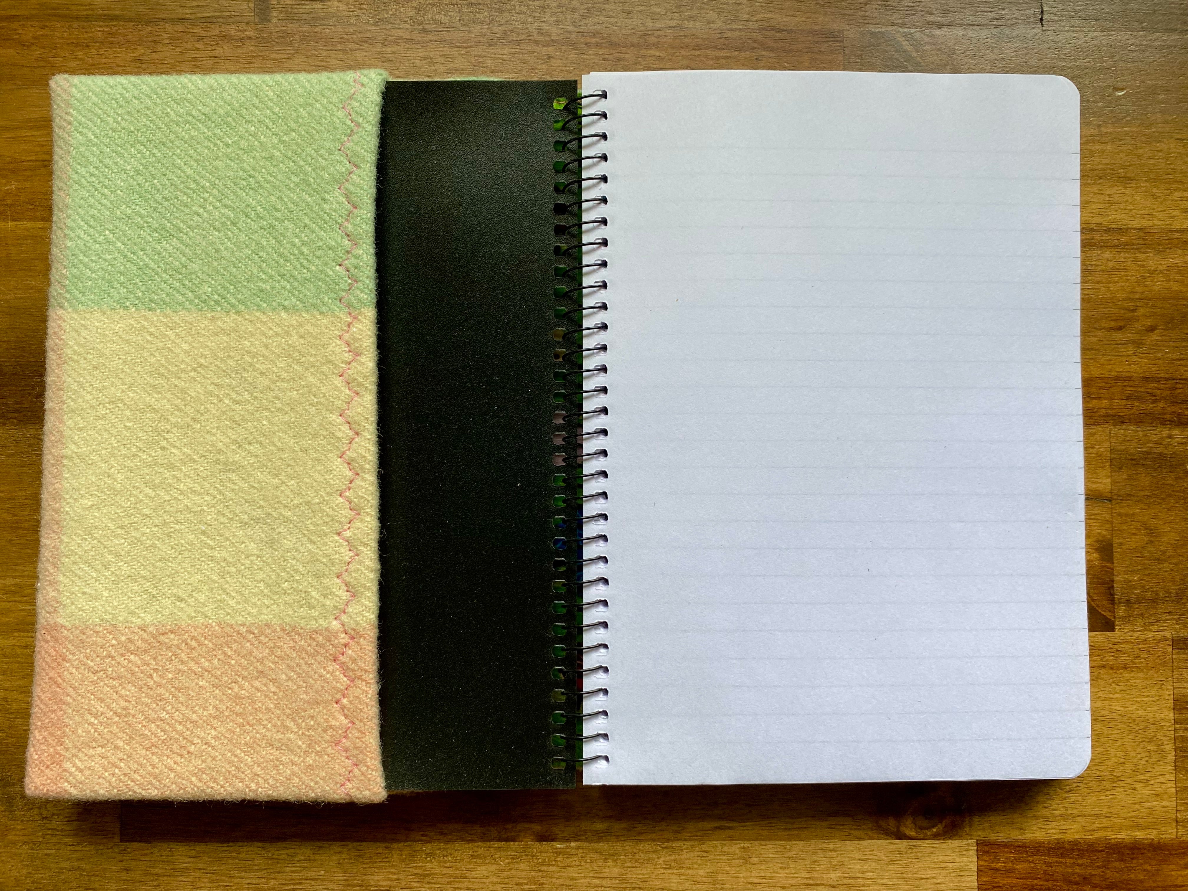 A5 Upcycled Notebook Kombi - Pinks