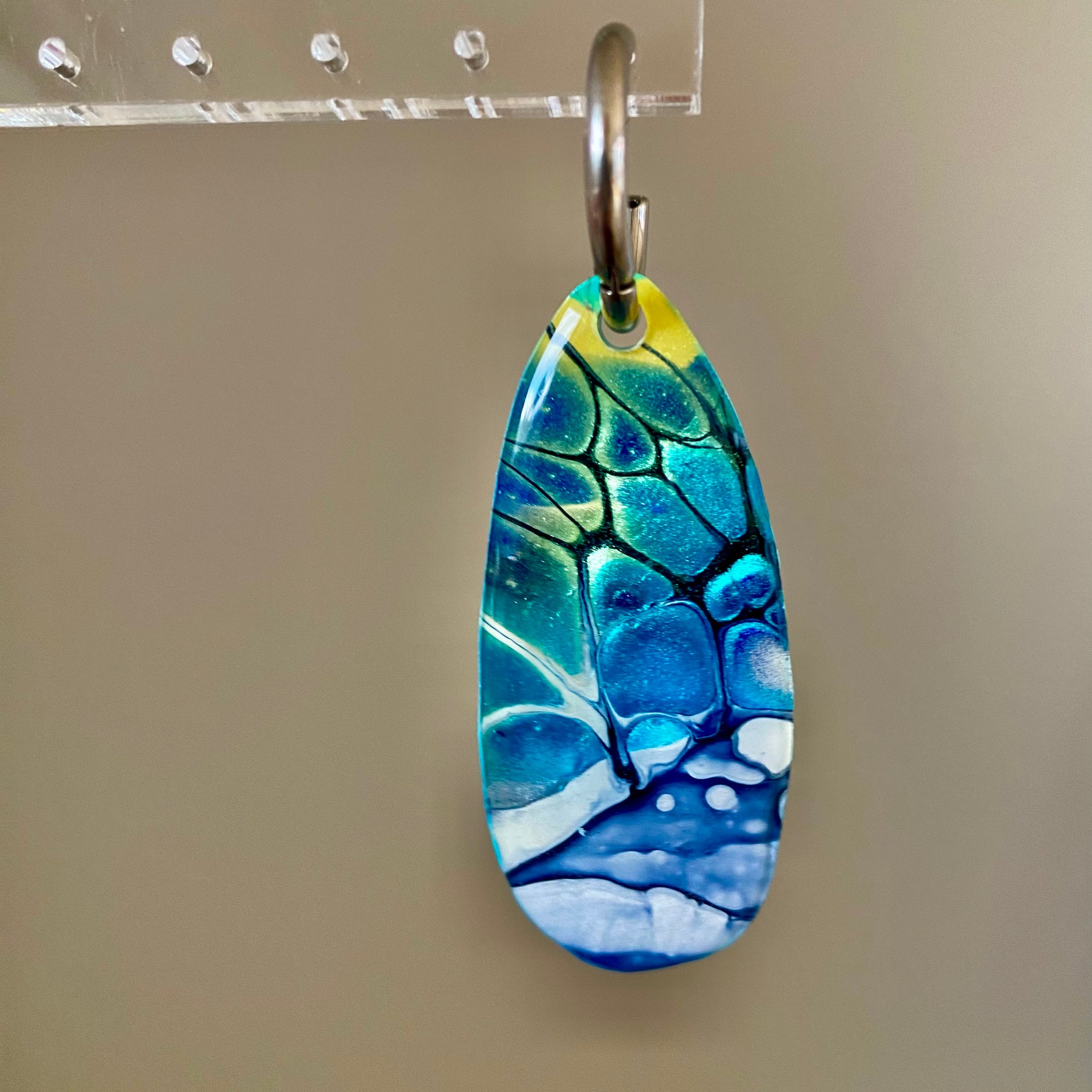 Artisan Turquoise Dangle Earrings