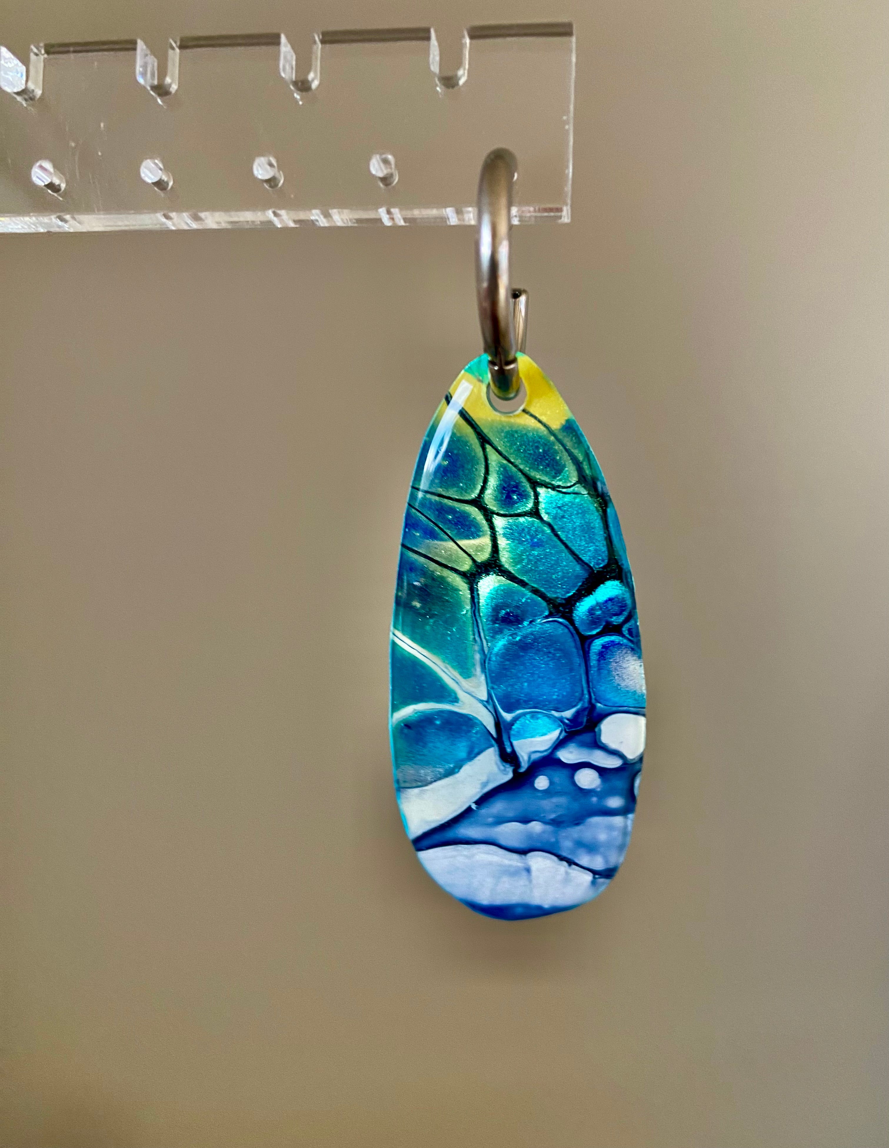 Artisan Turquoise Dangle Earrings