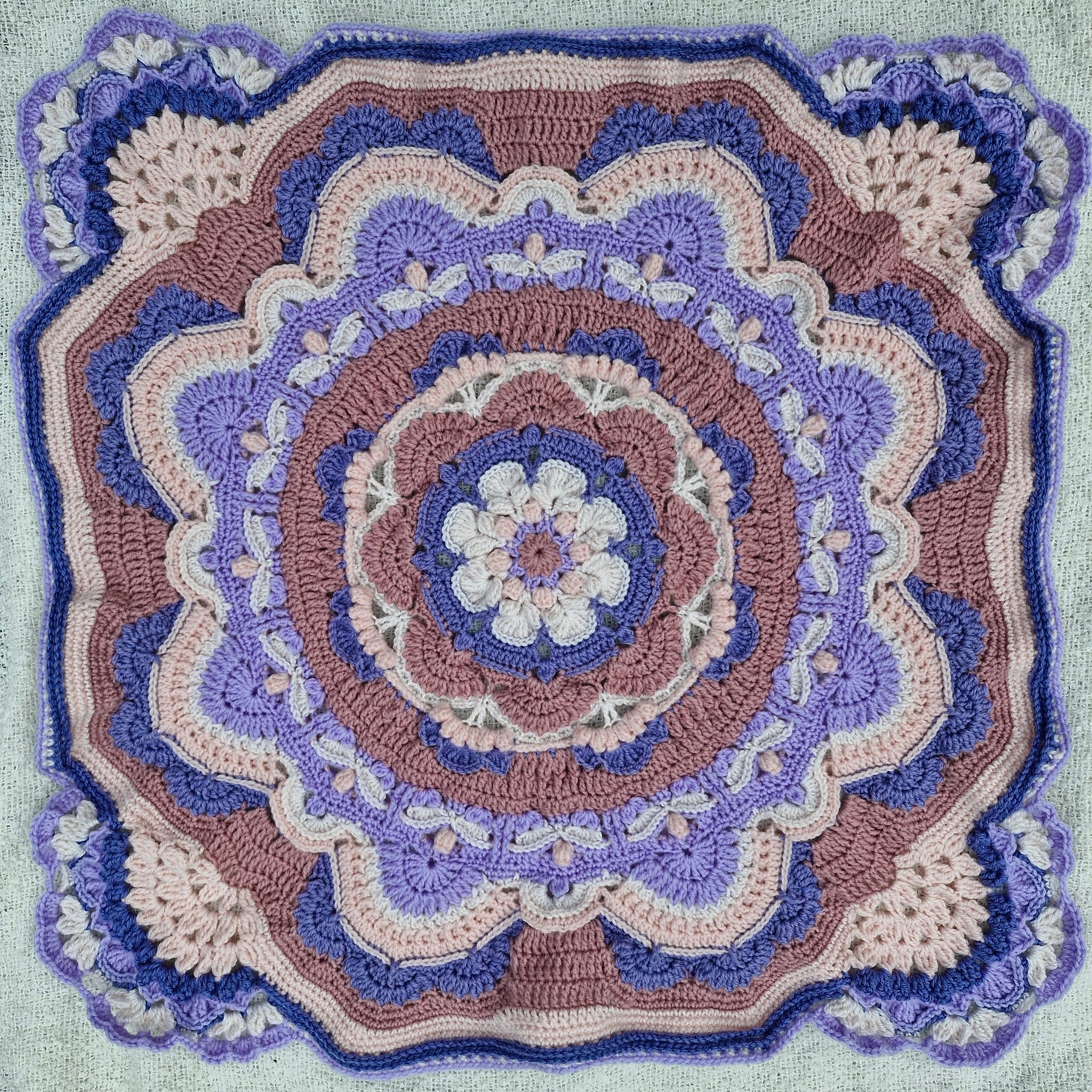 Nostalgic Heirloom inspired elegant Handcrafted Baby Blanket