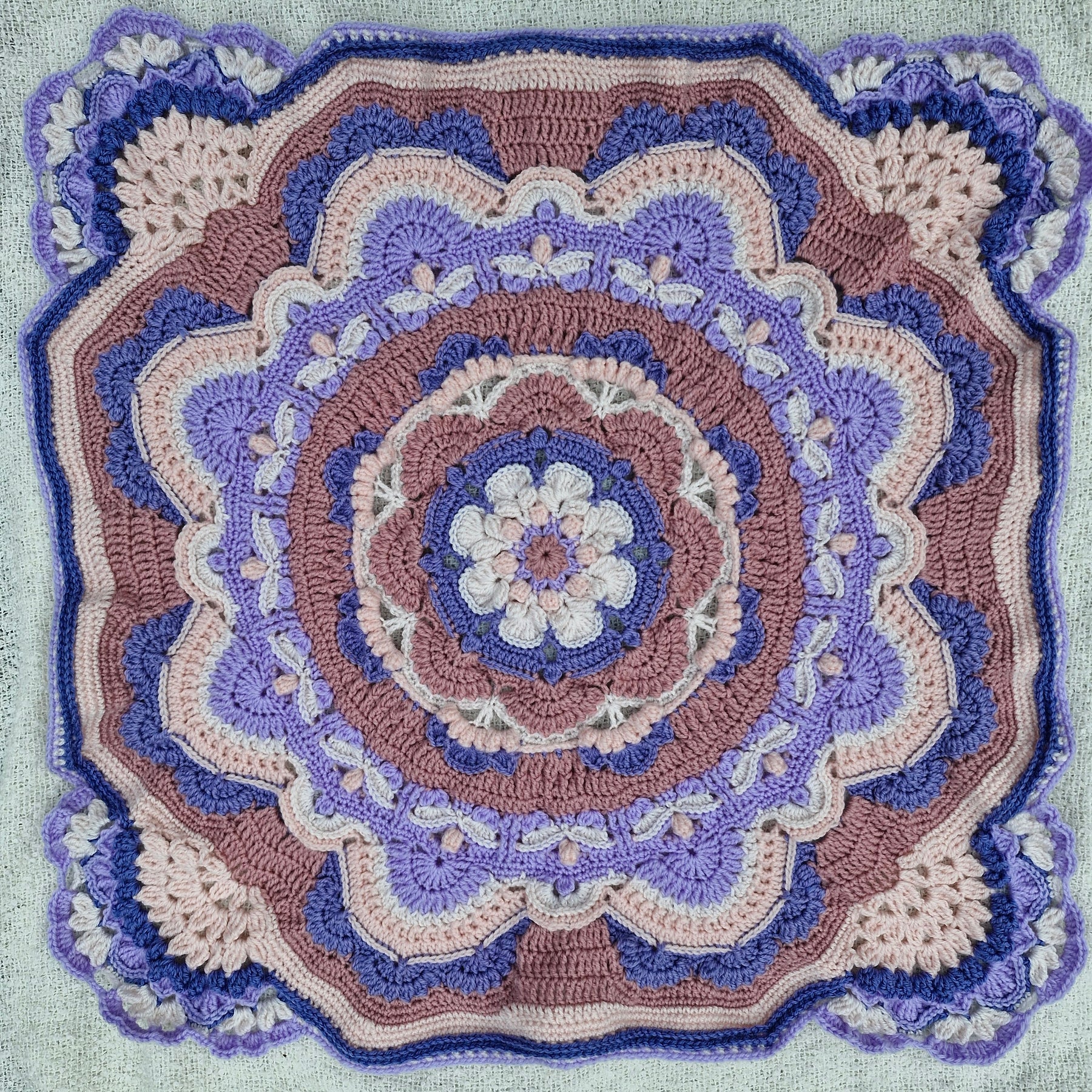 Nostalgic Heirloom inspired elegant Handcrafted Baby Blanket