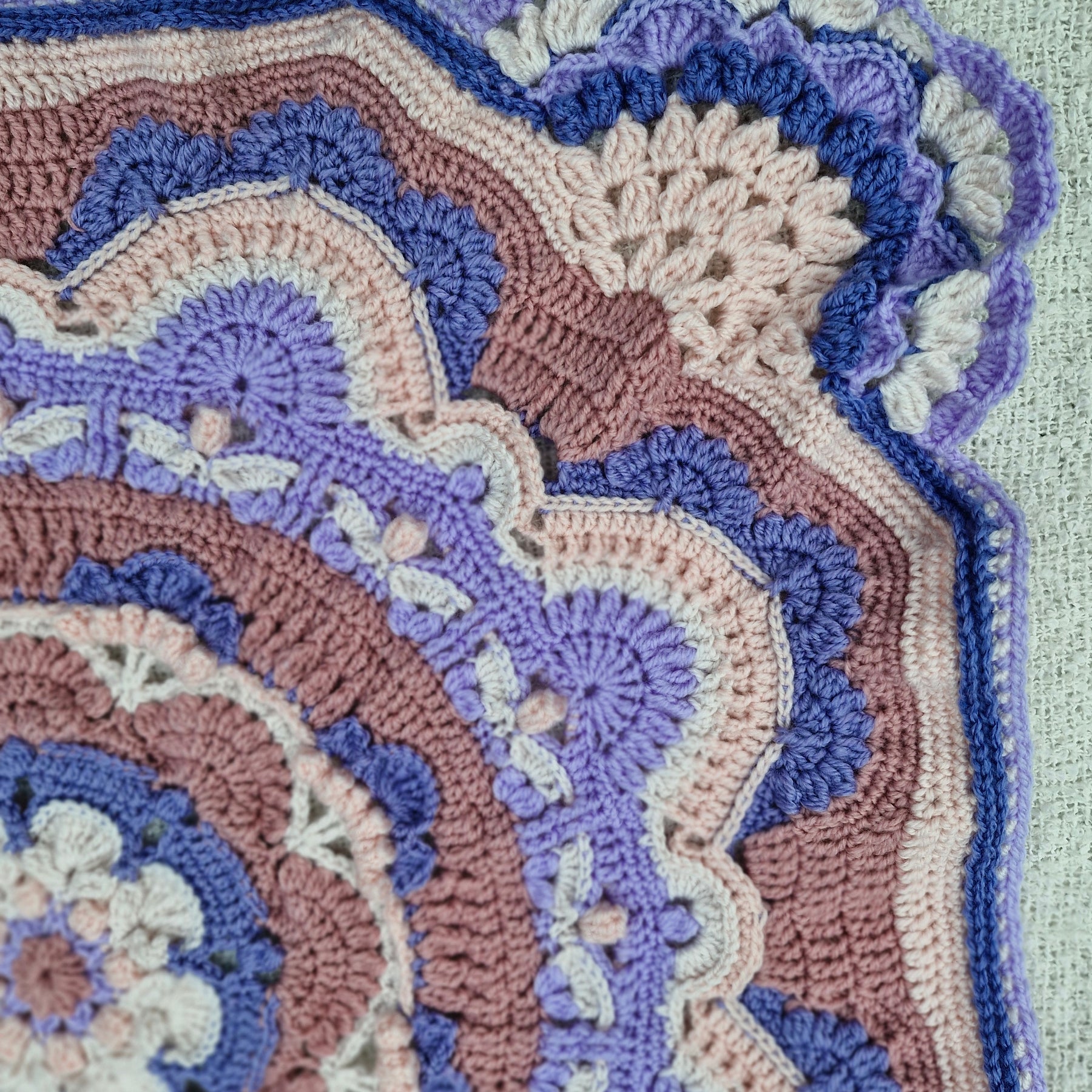 Nostalgic Heirloom inspired elegant Handcrafted Baby Blanket