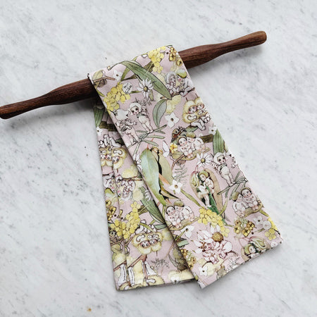 Bush babies tea towel.