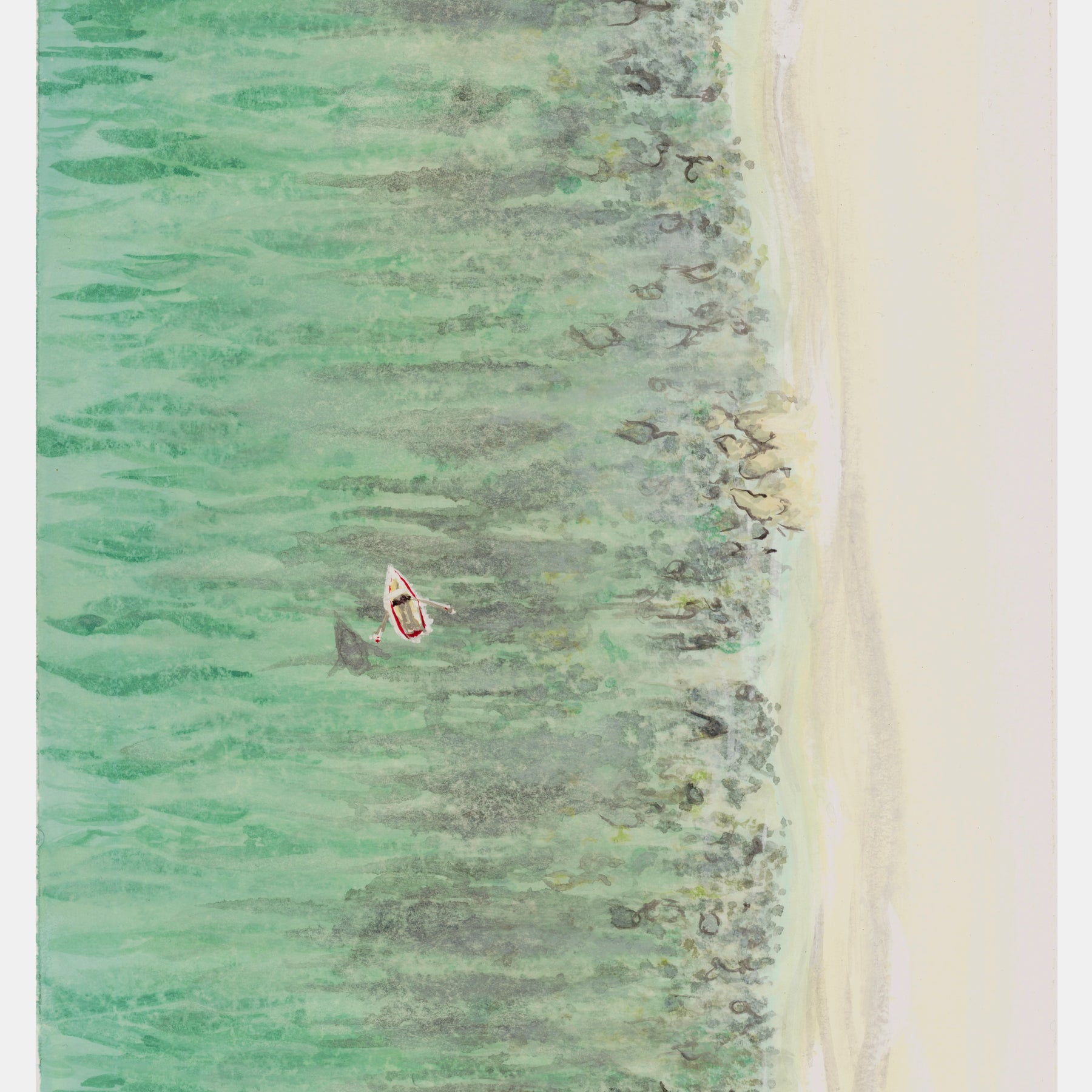 Wall Art - Aerial Coastline 2 - A5 Print