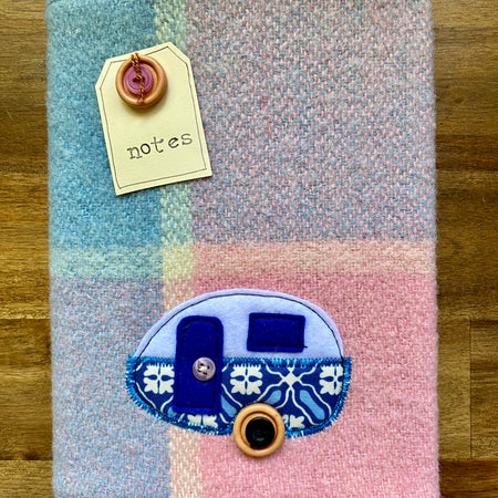 A5 Upcycled Notebook Caravan - Multi