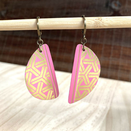 Repurposed Cosmetics Tin Earrings - The Orient