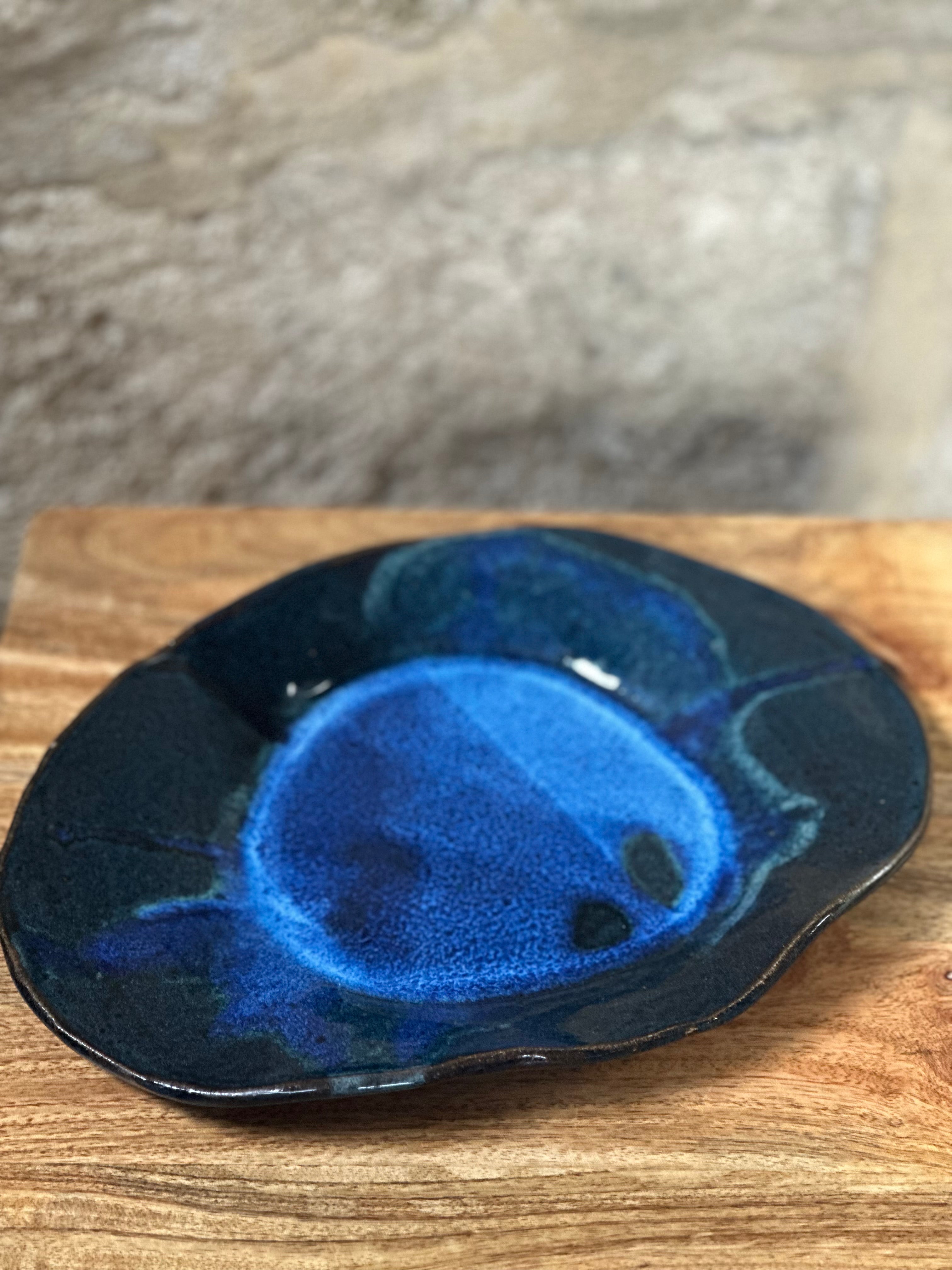 Serving Plate | Handmade Ceramic Platter | Ocean Eyes