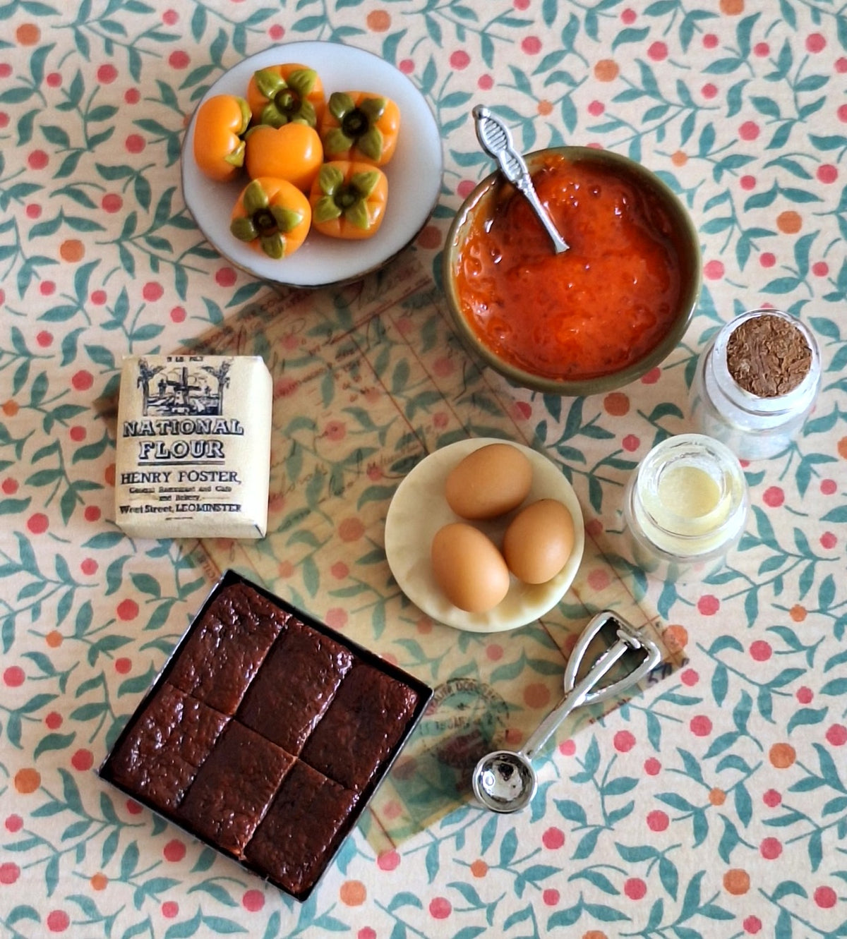 PERSIMMON PUDDING SET