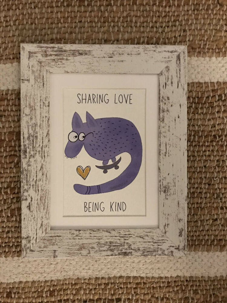 Sharing love mini art
