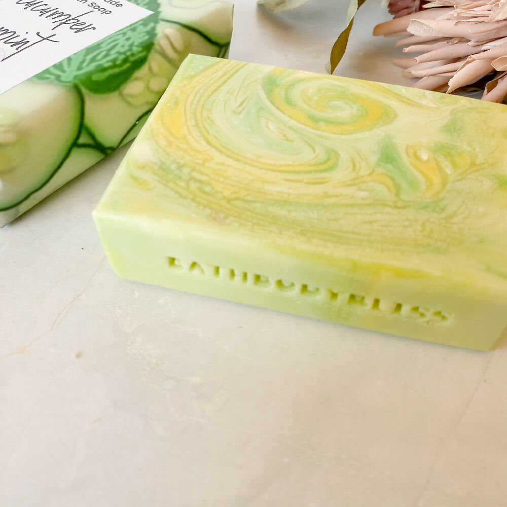 Cucumber Mint Handmade Fragranced Soap - view 6
