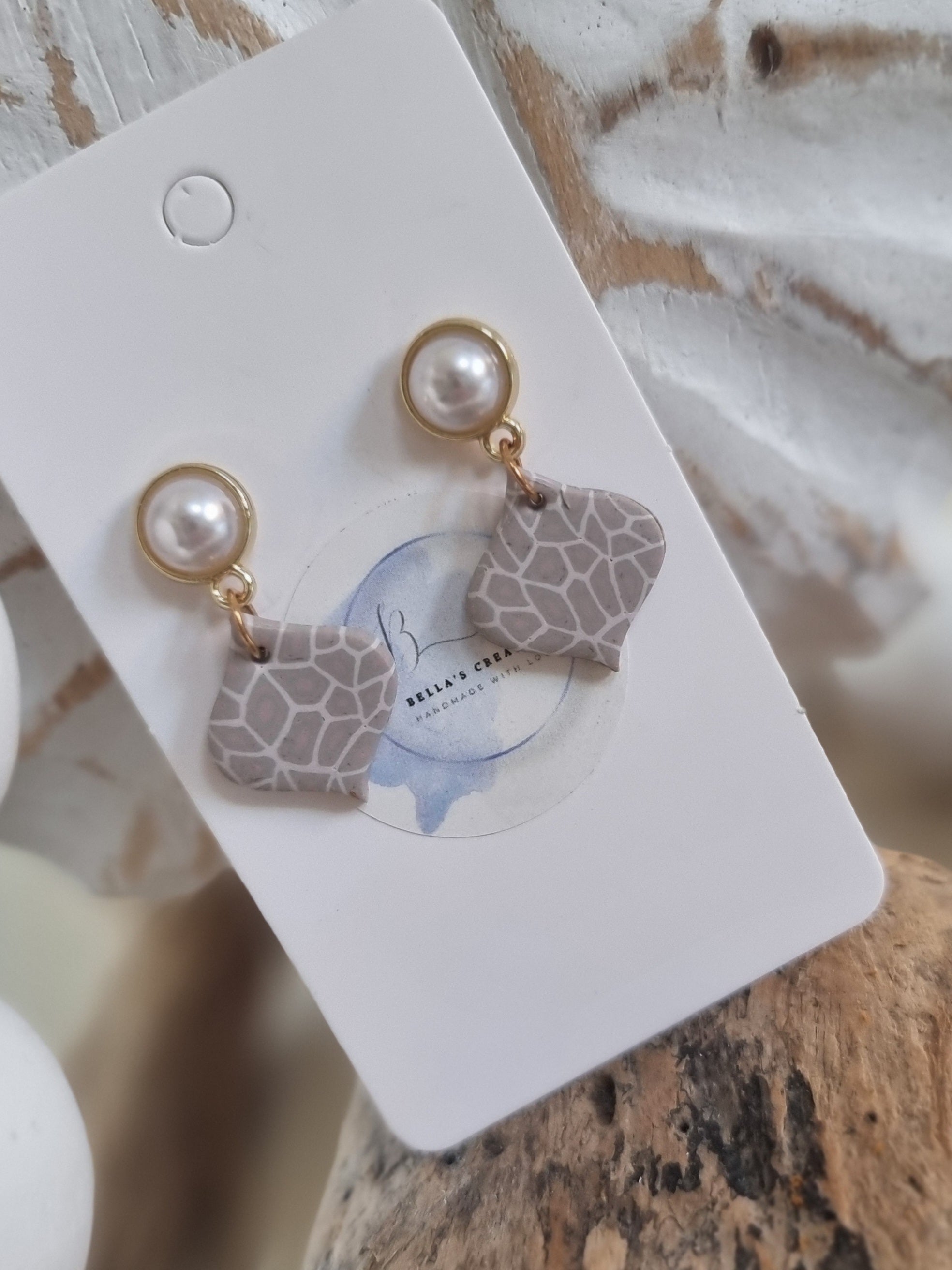 Pearl Mosaic Dangles