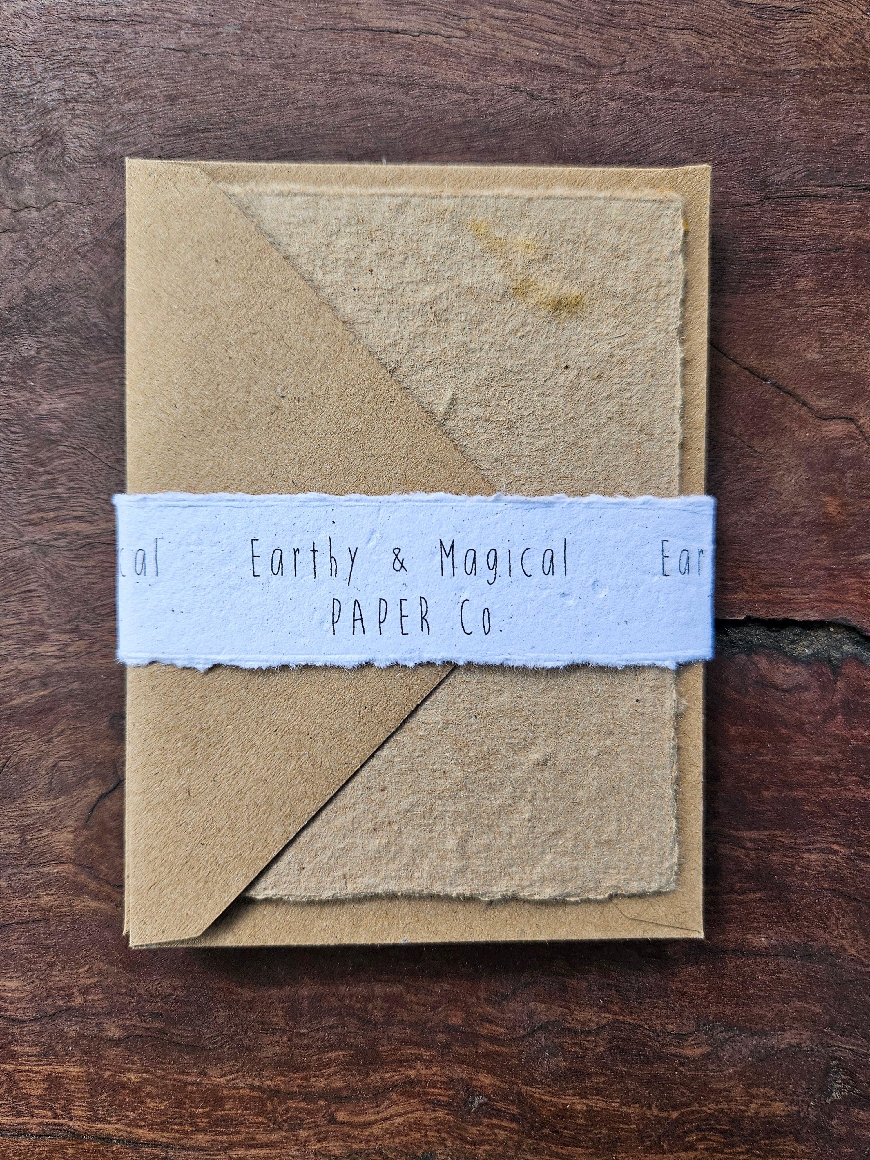 Seeded Plantable handmade paper gift cards- set of 4