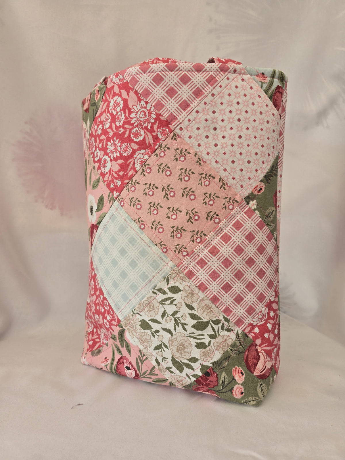 Handmade | Quilted Patchwork | Tote Bag with Pockets.