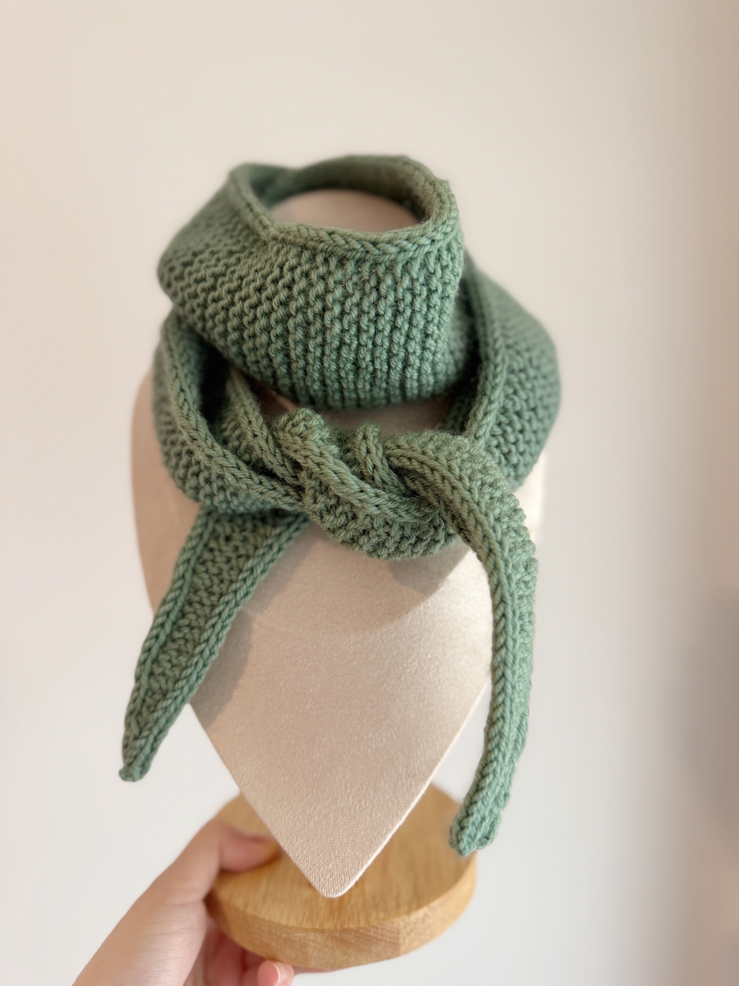 Sophie scarf in sage green