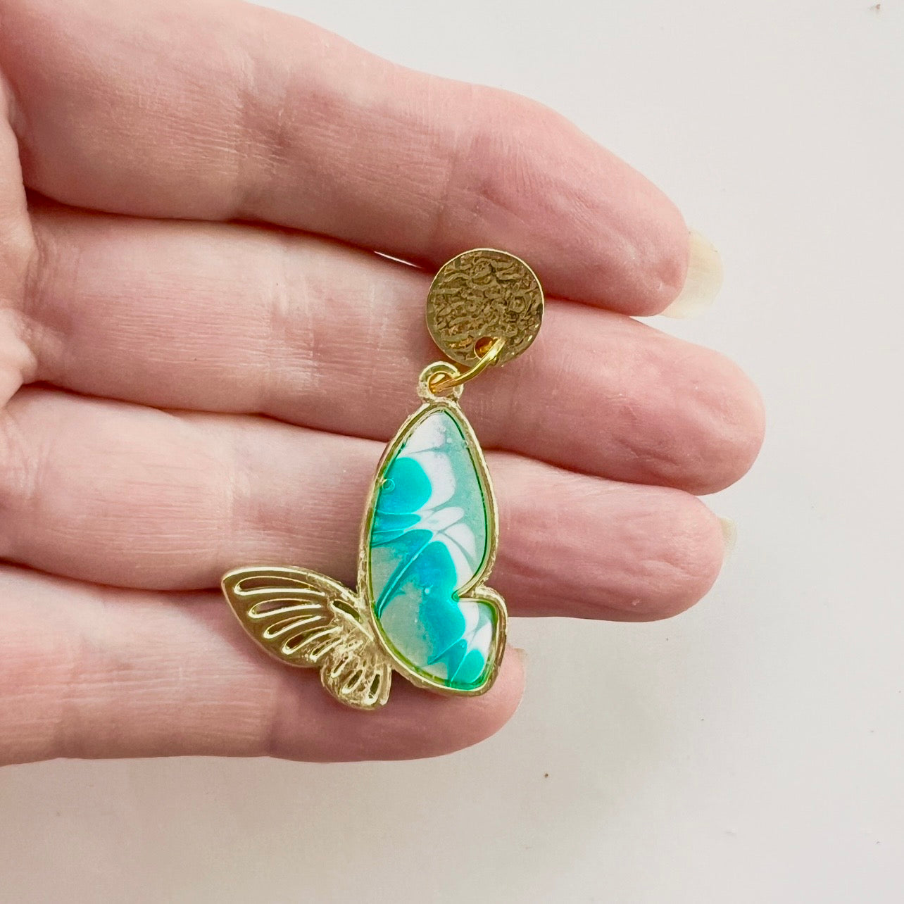 Earrings~Polymer Clay ~ Resin ~ Bezel ~ Dangles