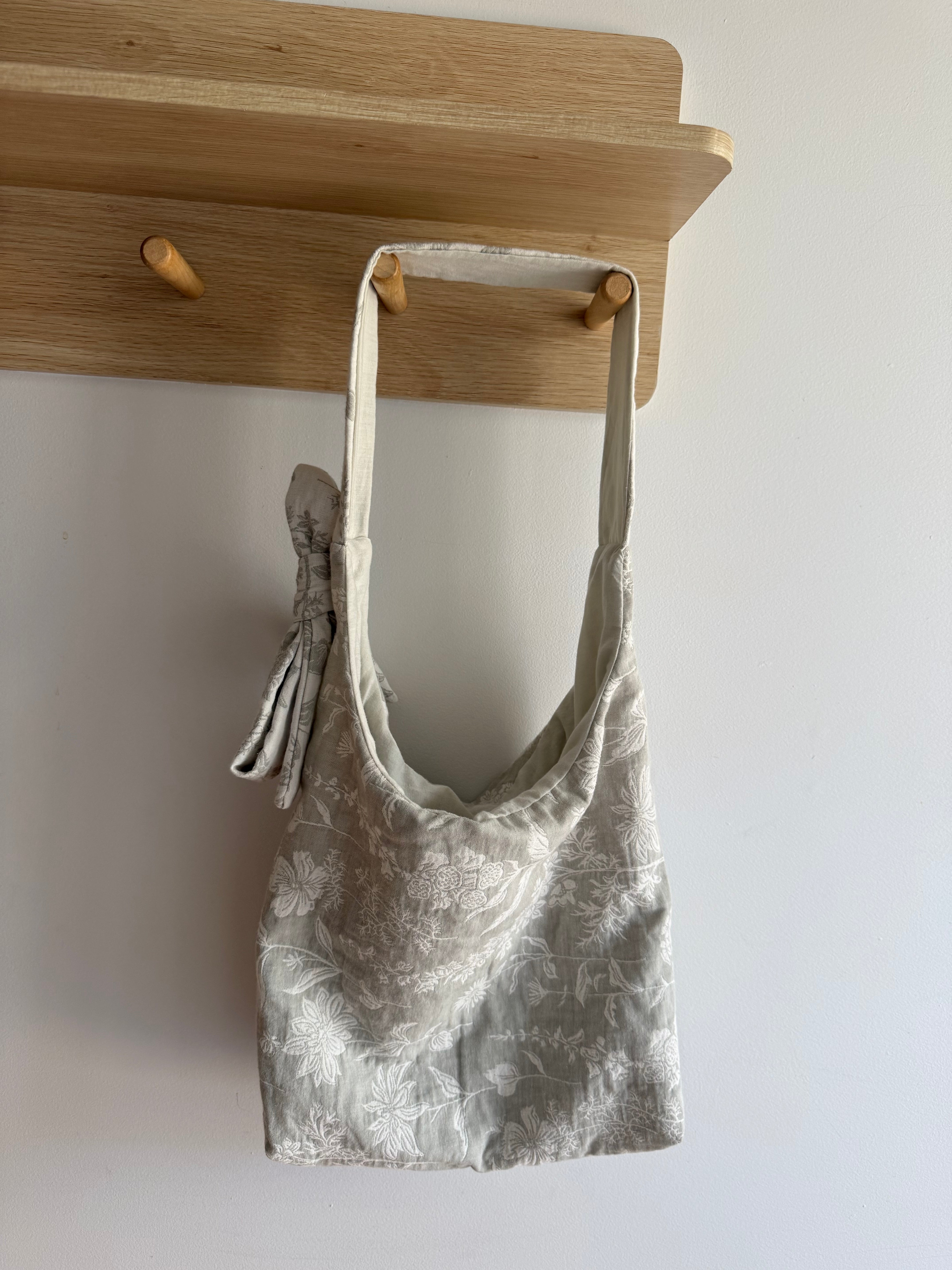 Floral Shoulder Bag - Sage