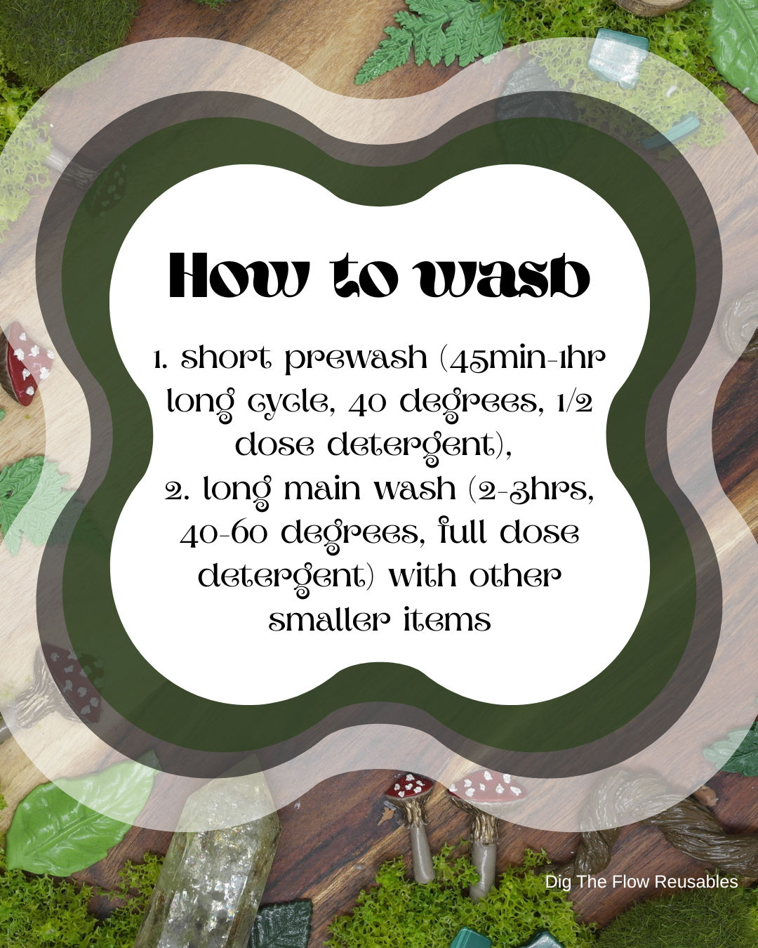 Comfortable reusable cloth pad 10" Moderate (Goldilocks) - idgaf