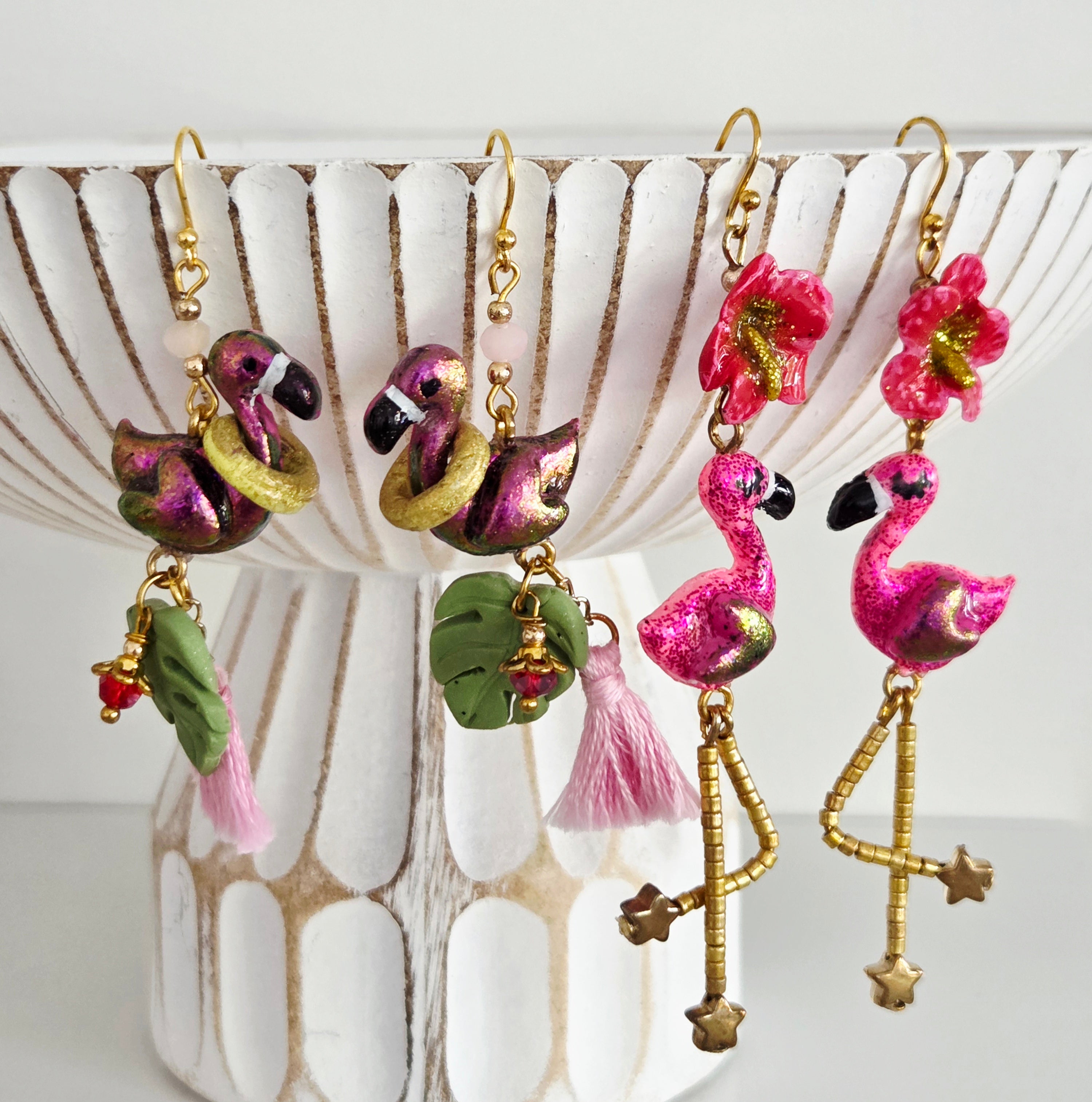 Flamingo Fiesta Earrings