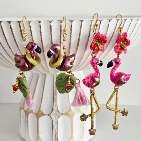 Flamingo Fiesta Earrings