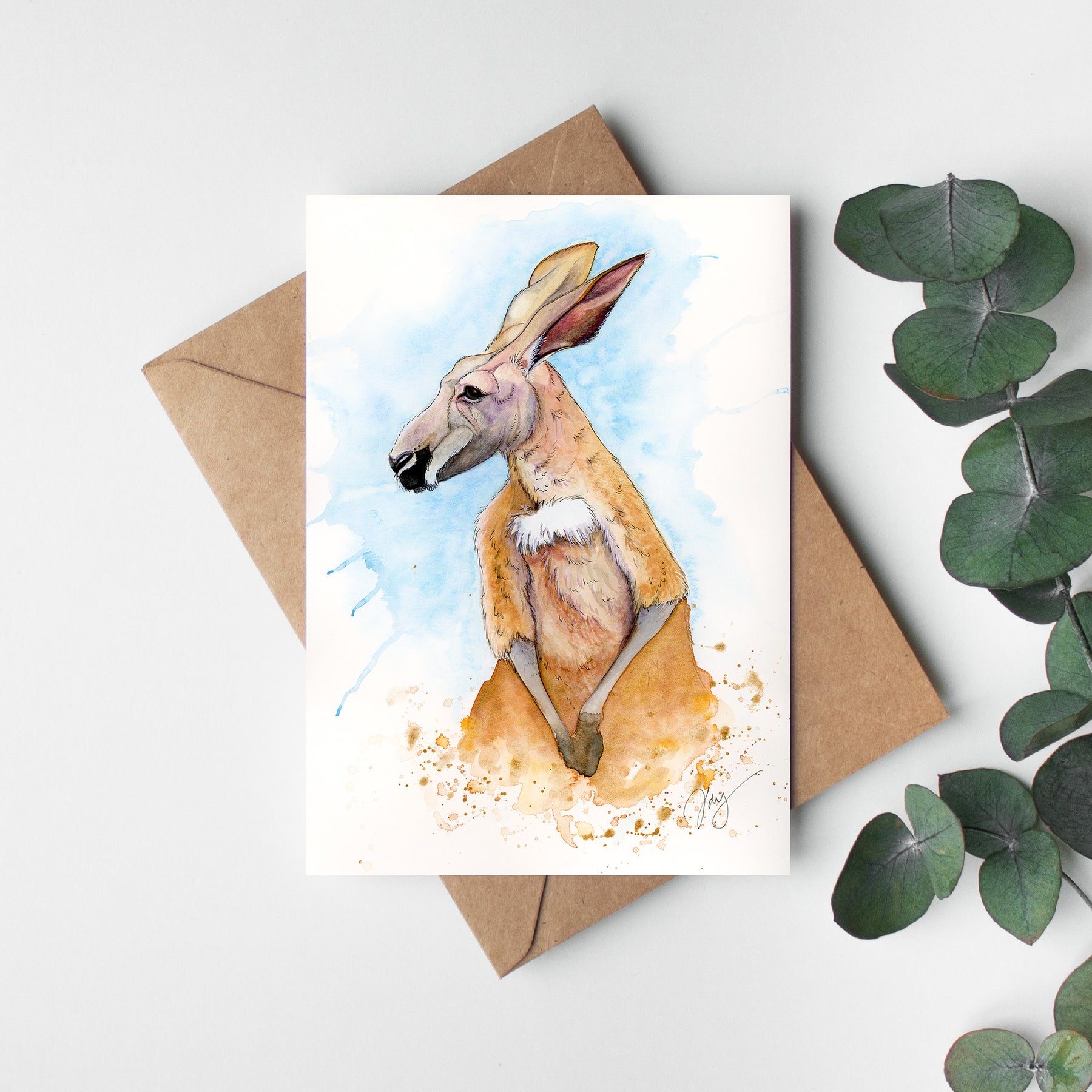 Australian Animals | Watercolour Animal Art | Greeting card