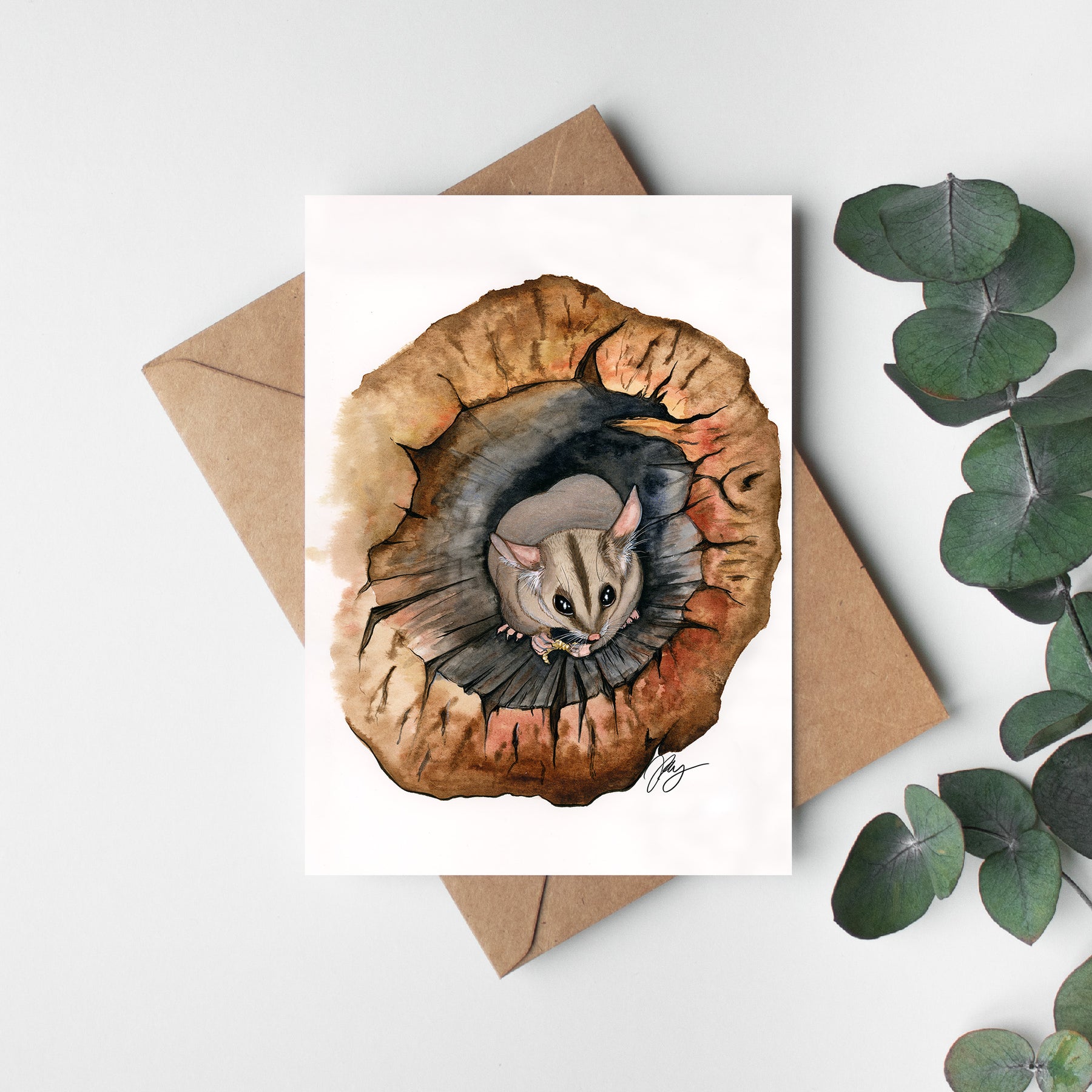 Australian Animals | Watercolour Animal Art | Greeting card