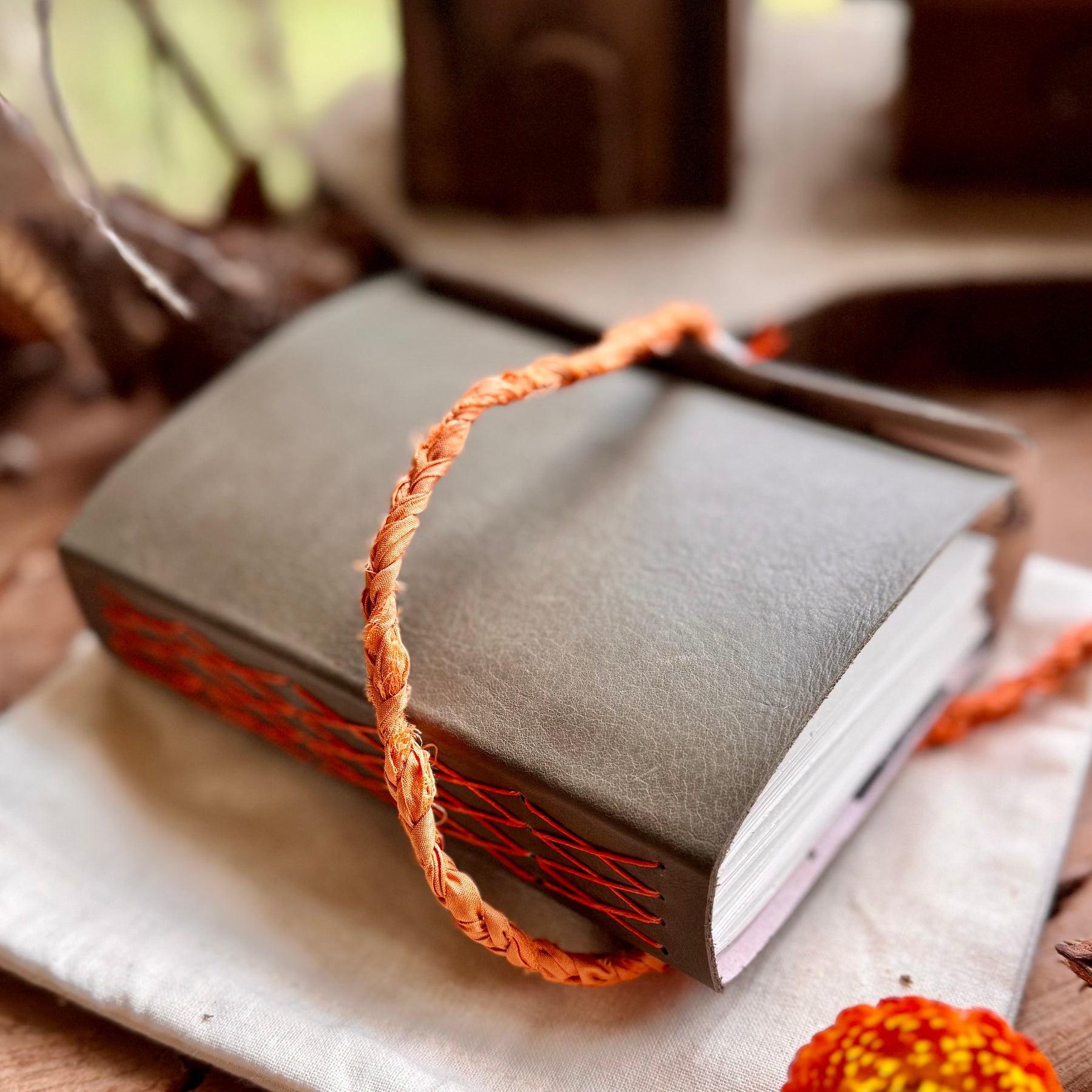 Olive Leather A6 Journal