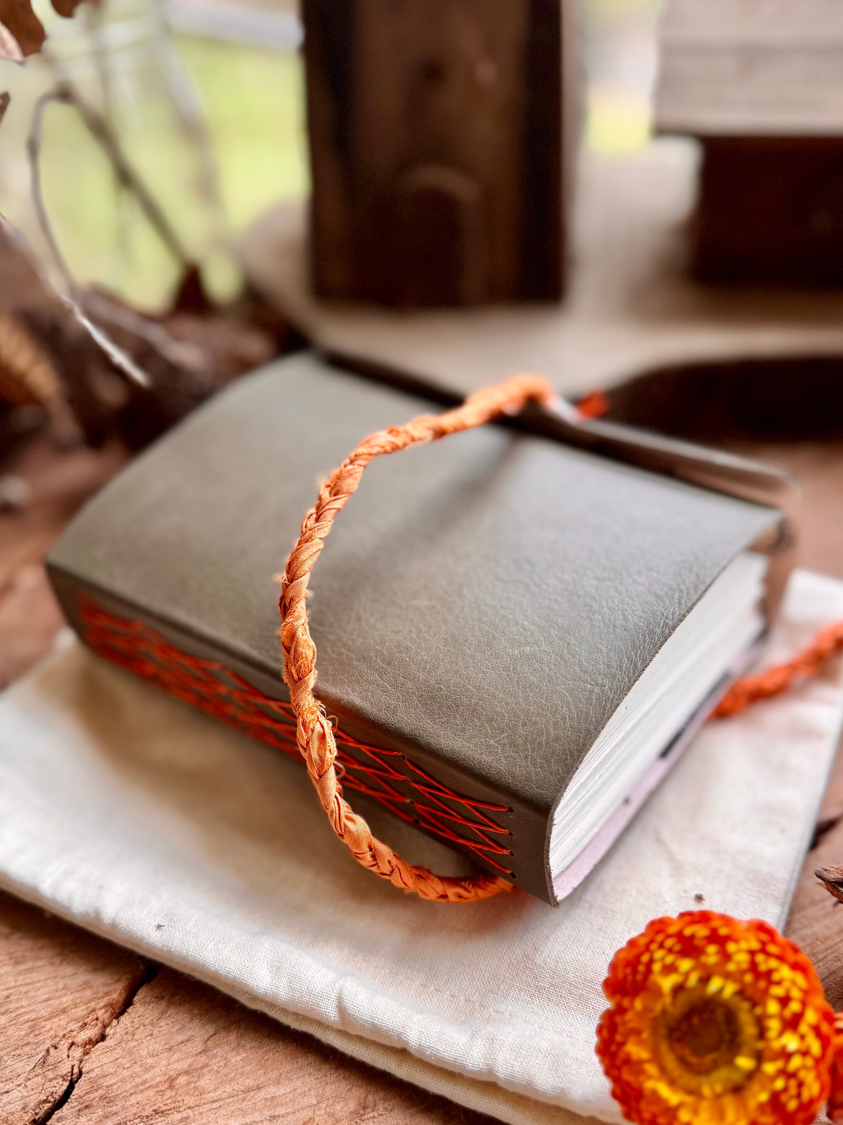 Olive Leather A6 Journal