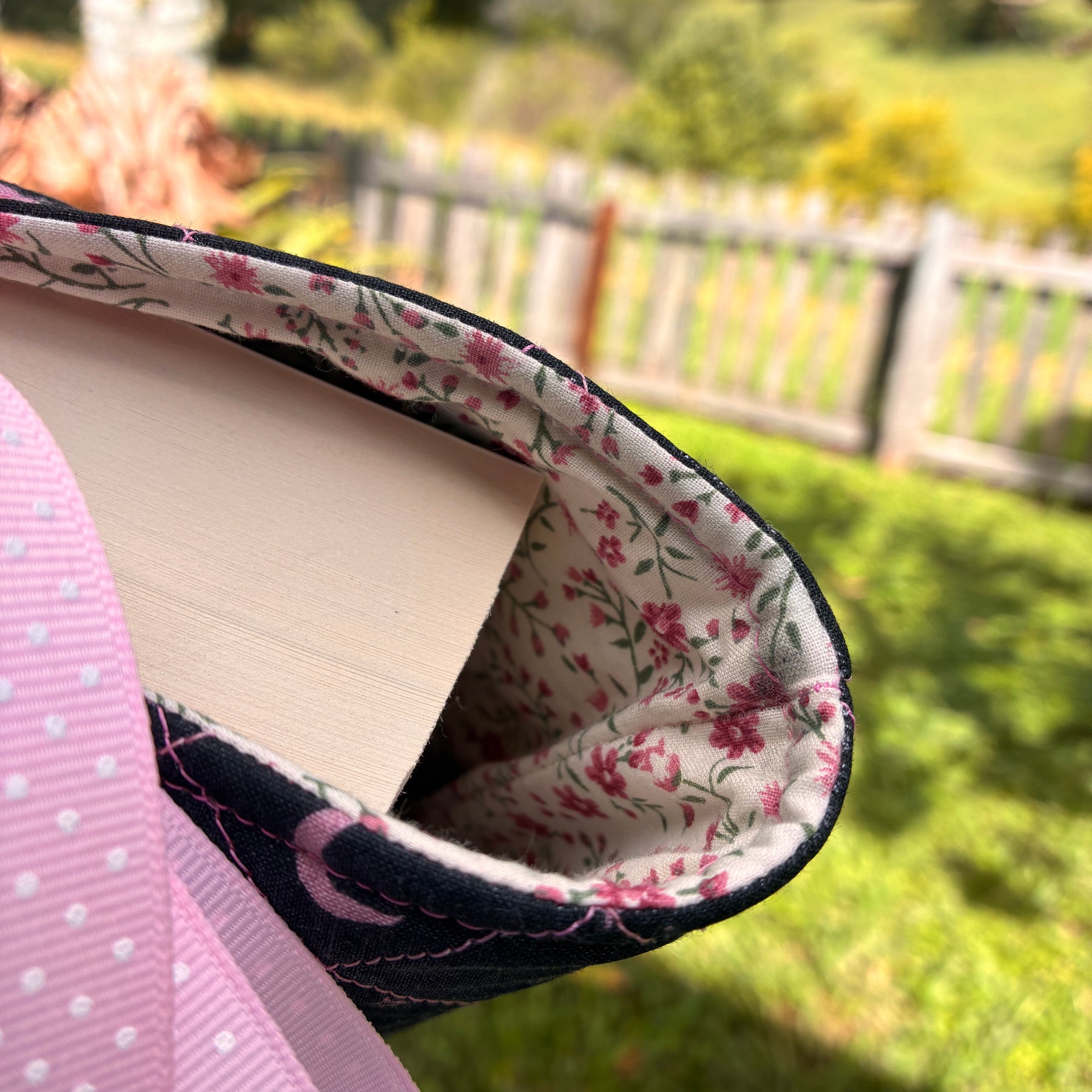 Large Book Sleeve (Black & Pink Celestial)