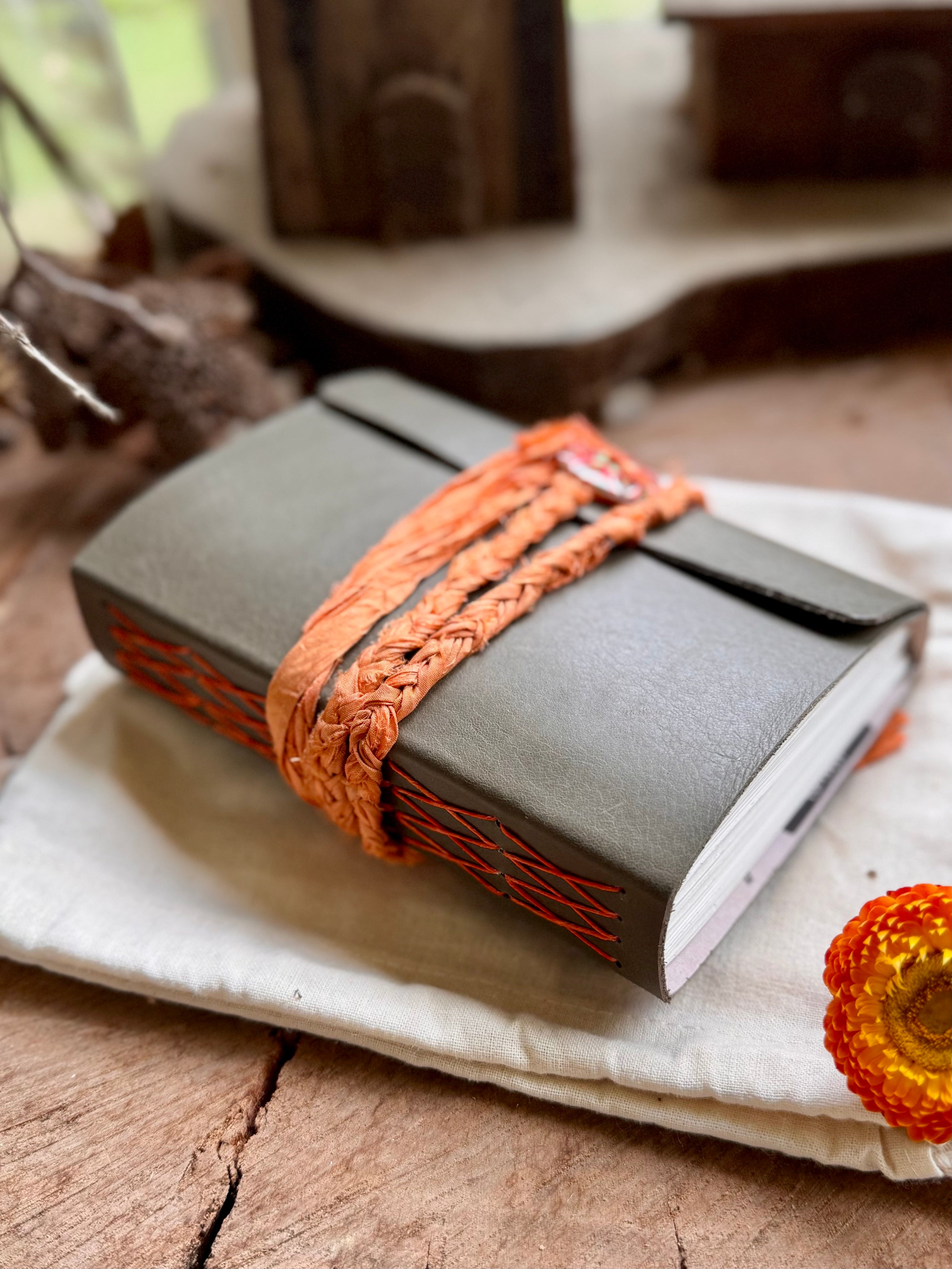 Olive Leather A6 Journal