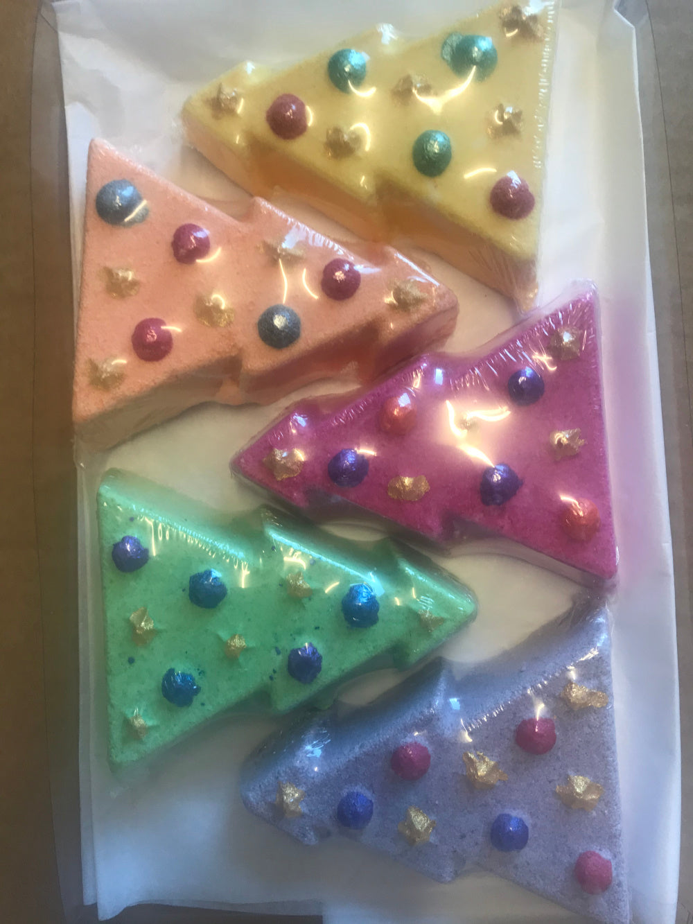 Christmas Tree Bath Bombs - 3 varieties